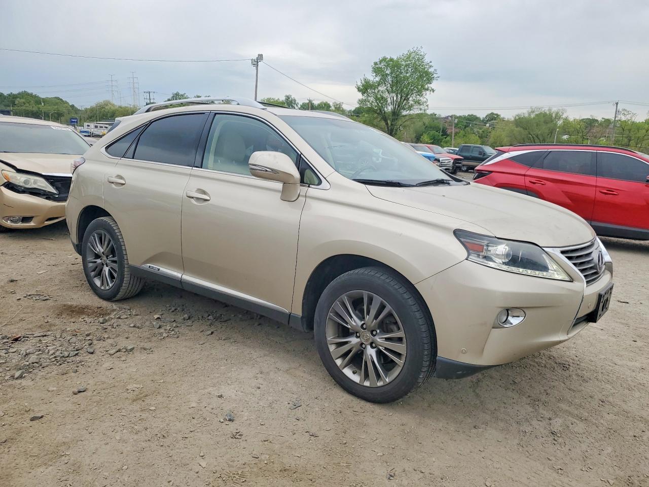2013 Lexus Rx 450h Beige vin: JTJBC1BA1D2448928