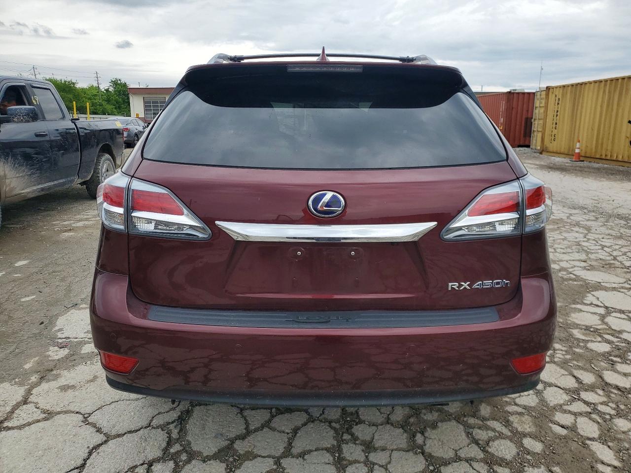 2014 Lexus Rx 450h Maroon vin: JTJBC1BA1E2067162
