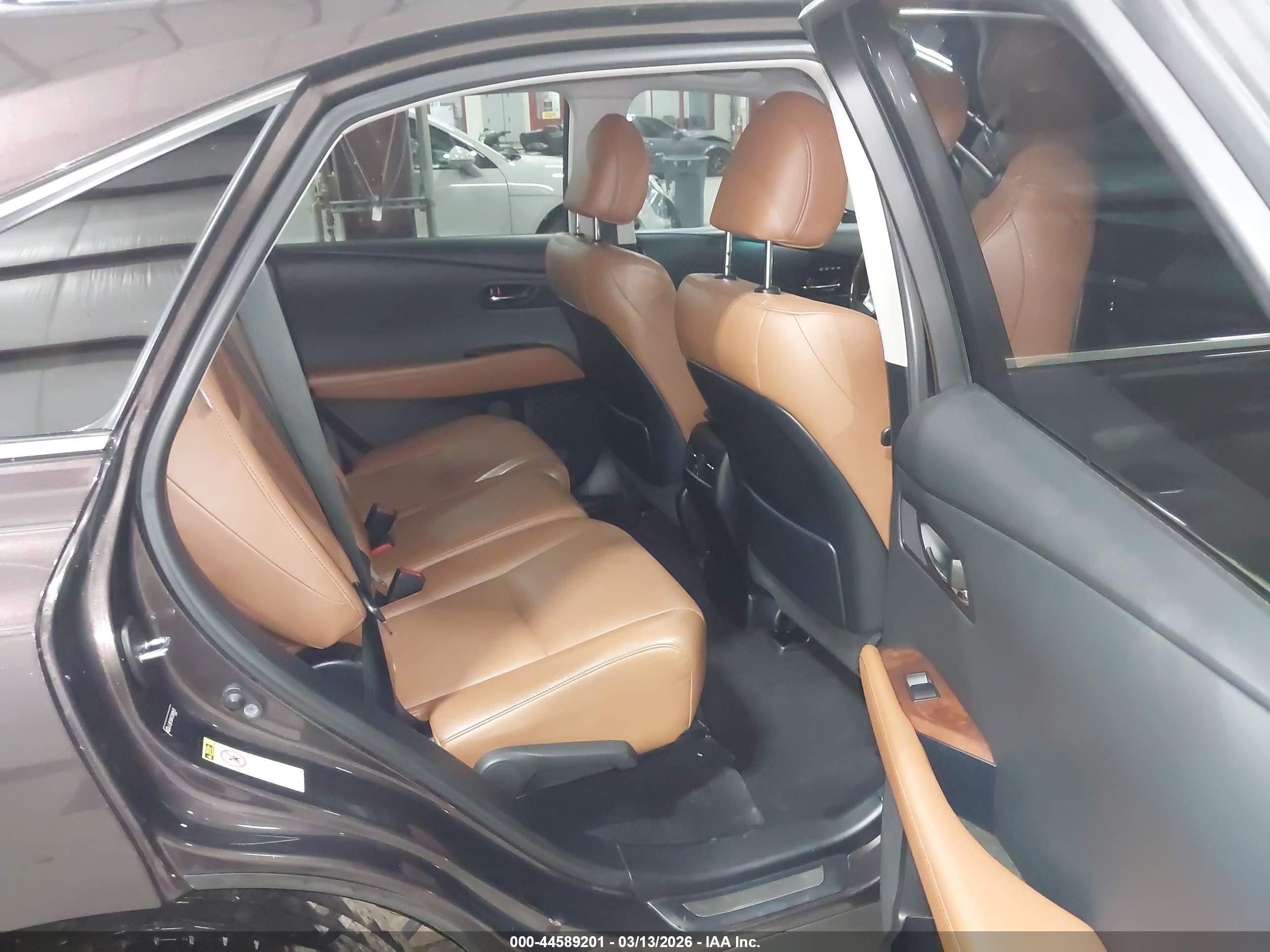 2014 Lexus Rx 450h Brown vin: JTJBC1BA1E2068635