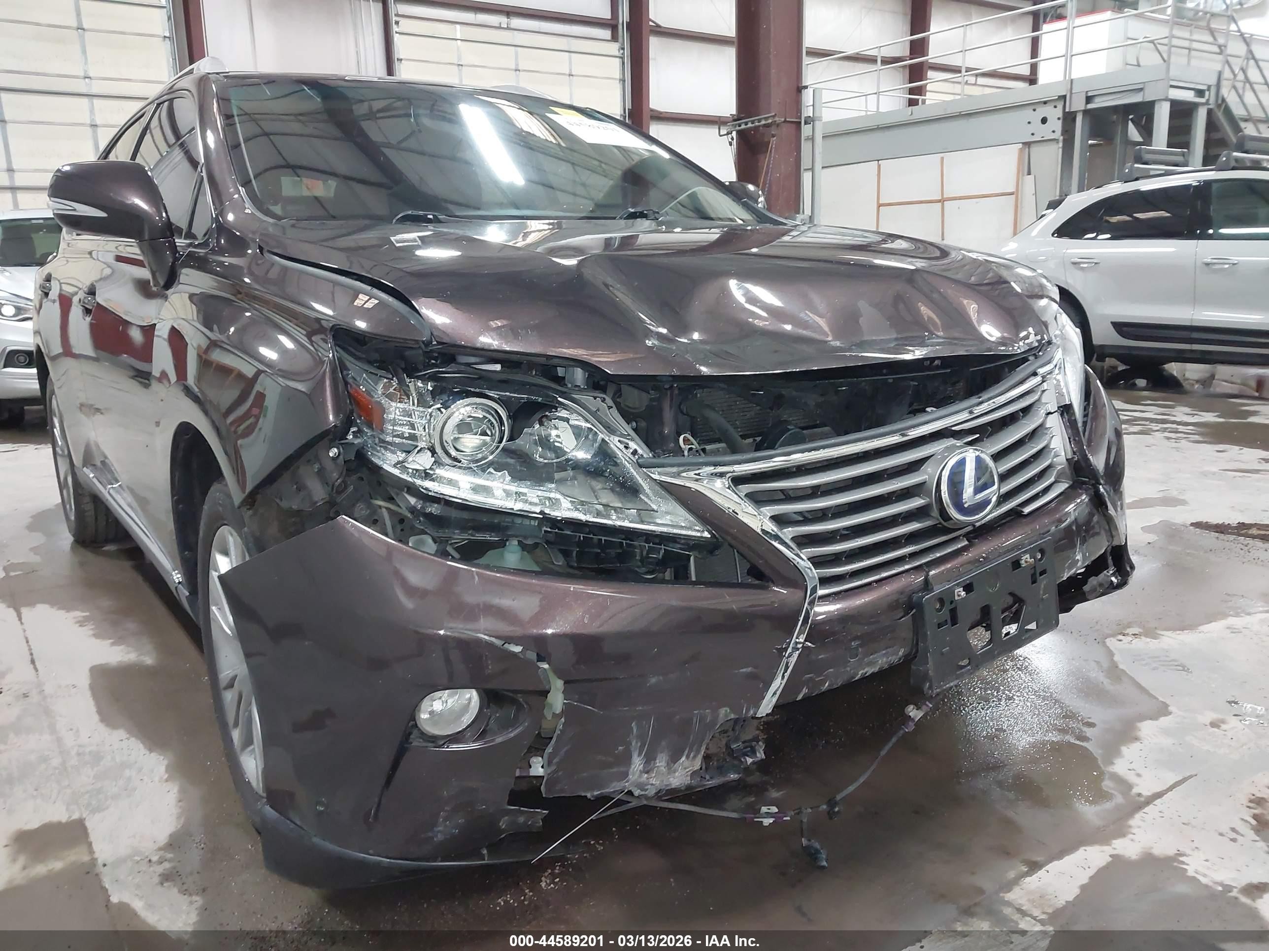 2014 Lexus Rx 450h Brown vin: JTJBC1BA1E2068635