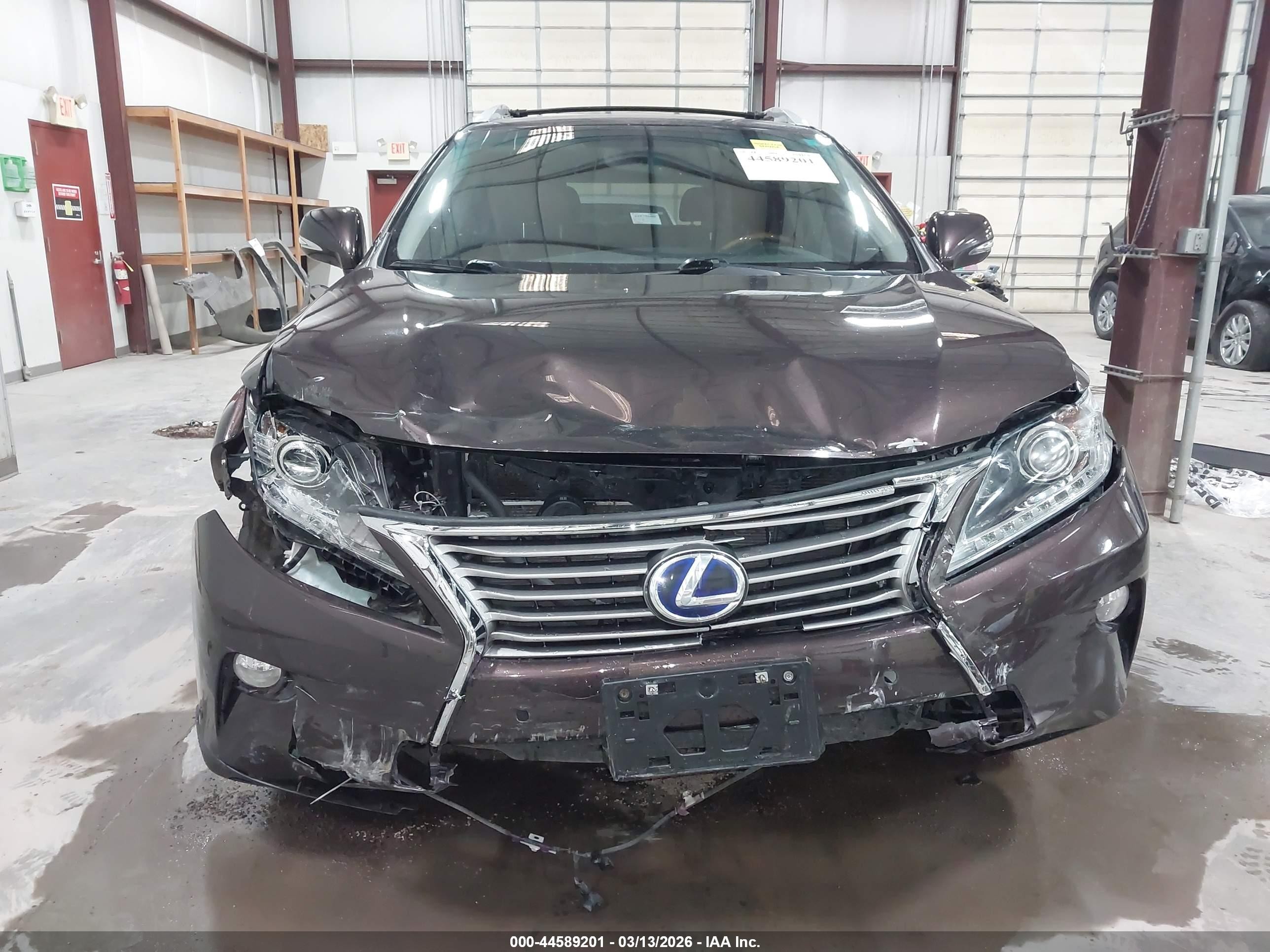 2014 Lexus Rx 450h Brown vin: JTJBC1BA1E2068635