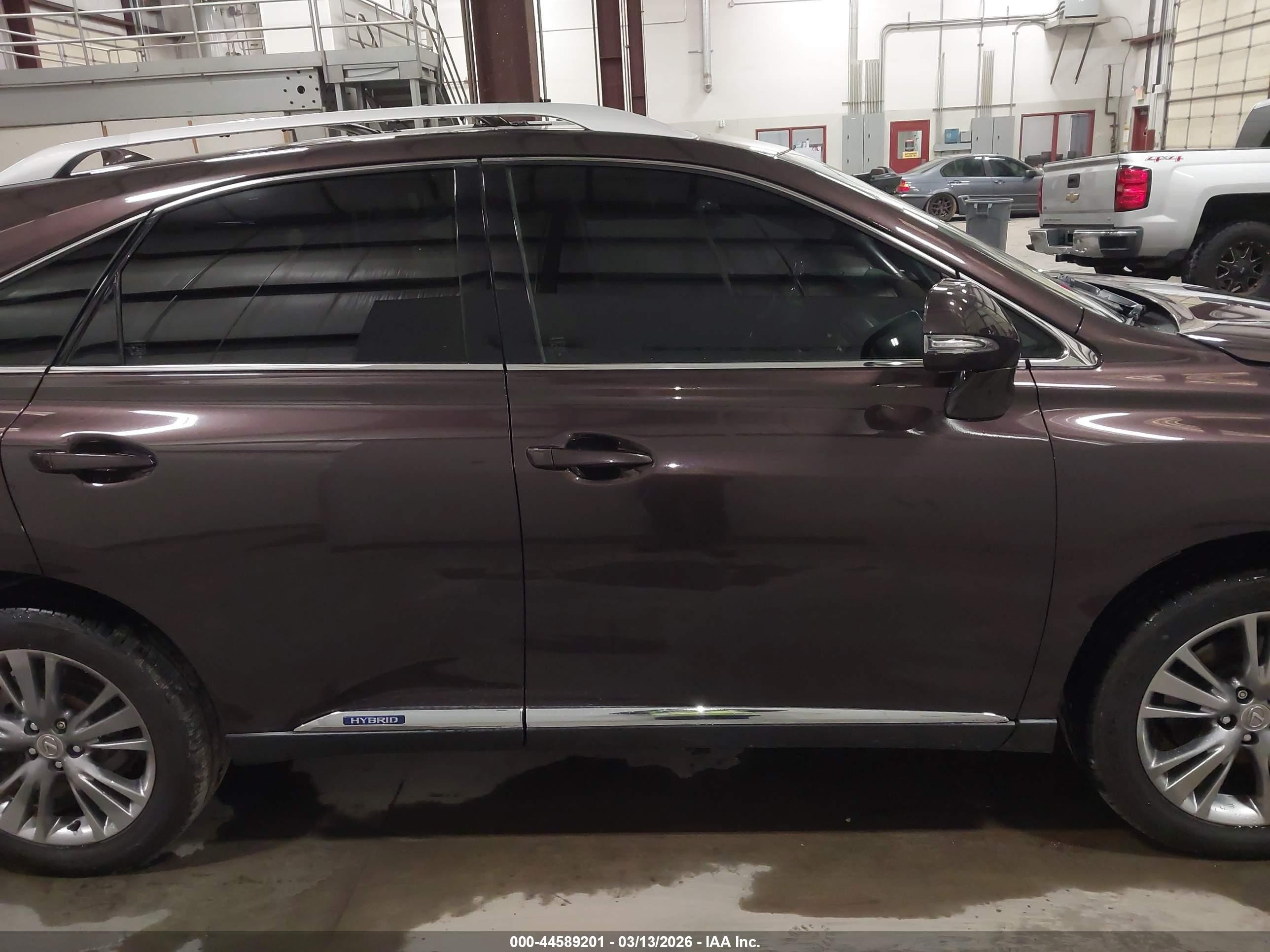 2014 Lexus Rx 450h Brown vin: JTJBC1BA1E2068635