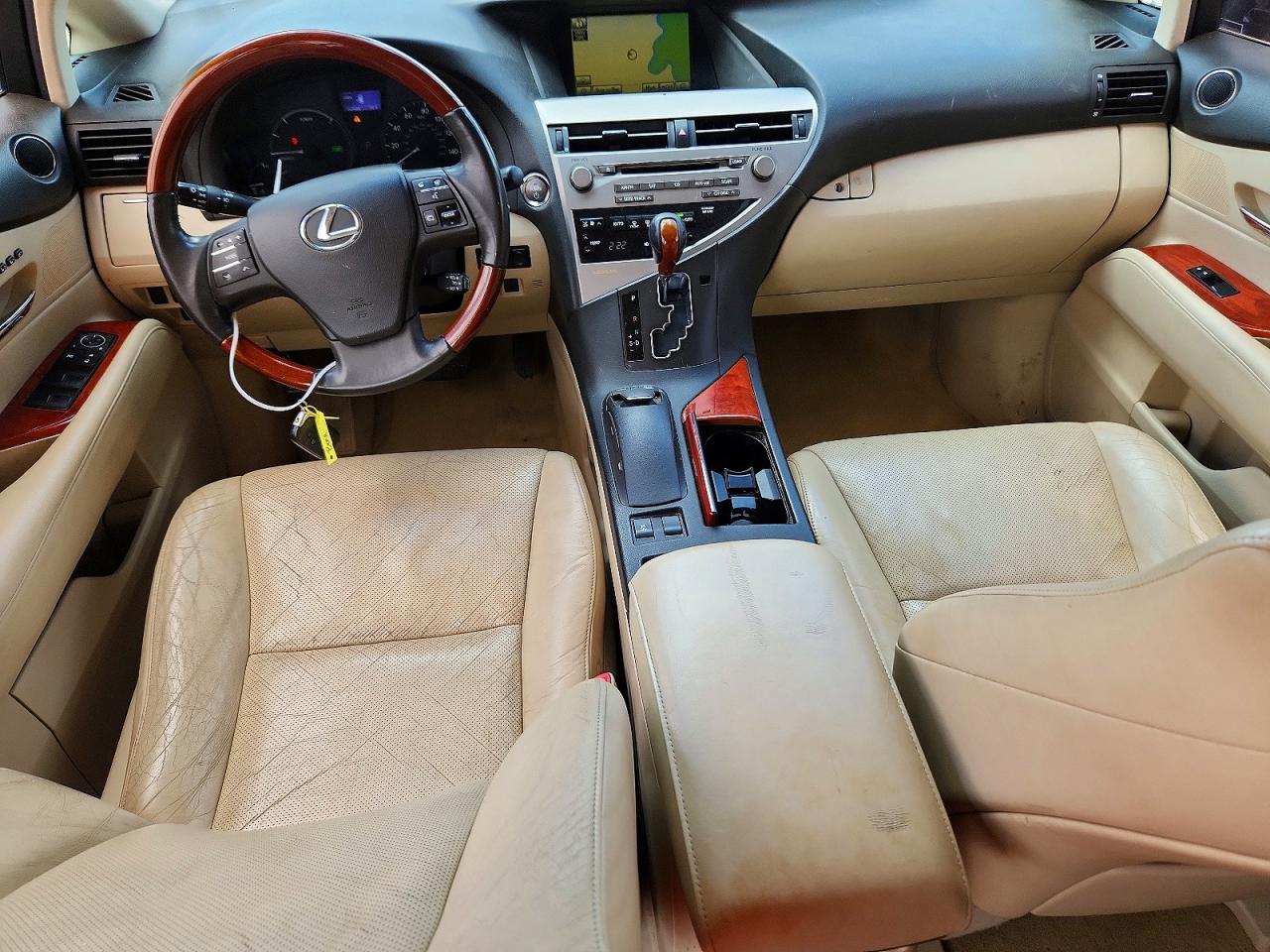 2010 Lexus Rx 450h Blue vin: JTJBC1BA2A2006669