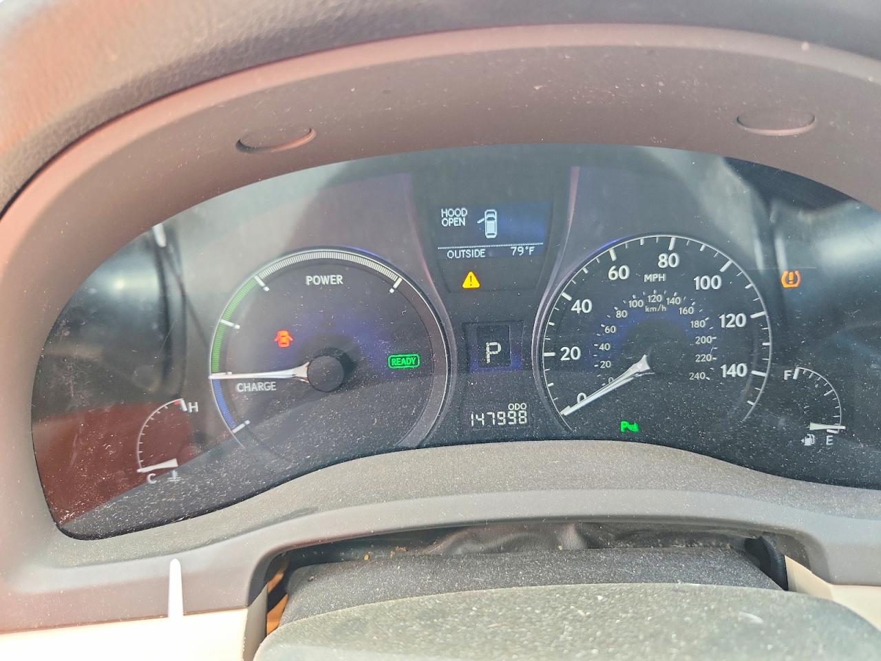 2010 Lexus Rx 450h Blue vin: JTJBC1BA2A2006669