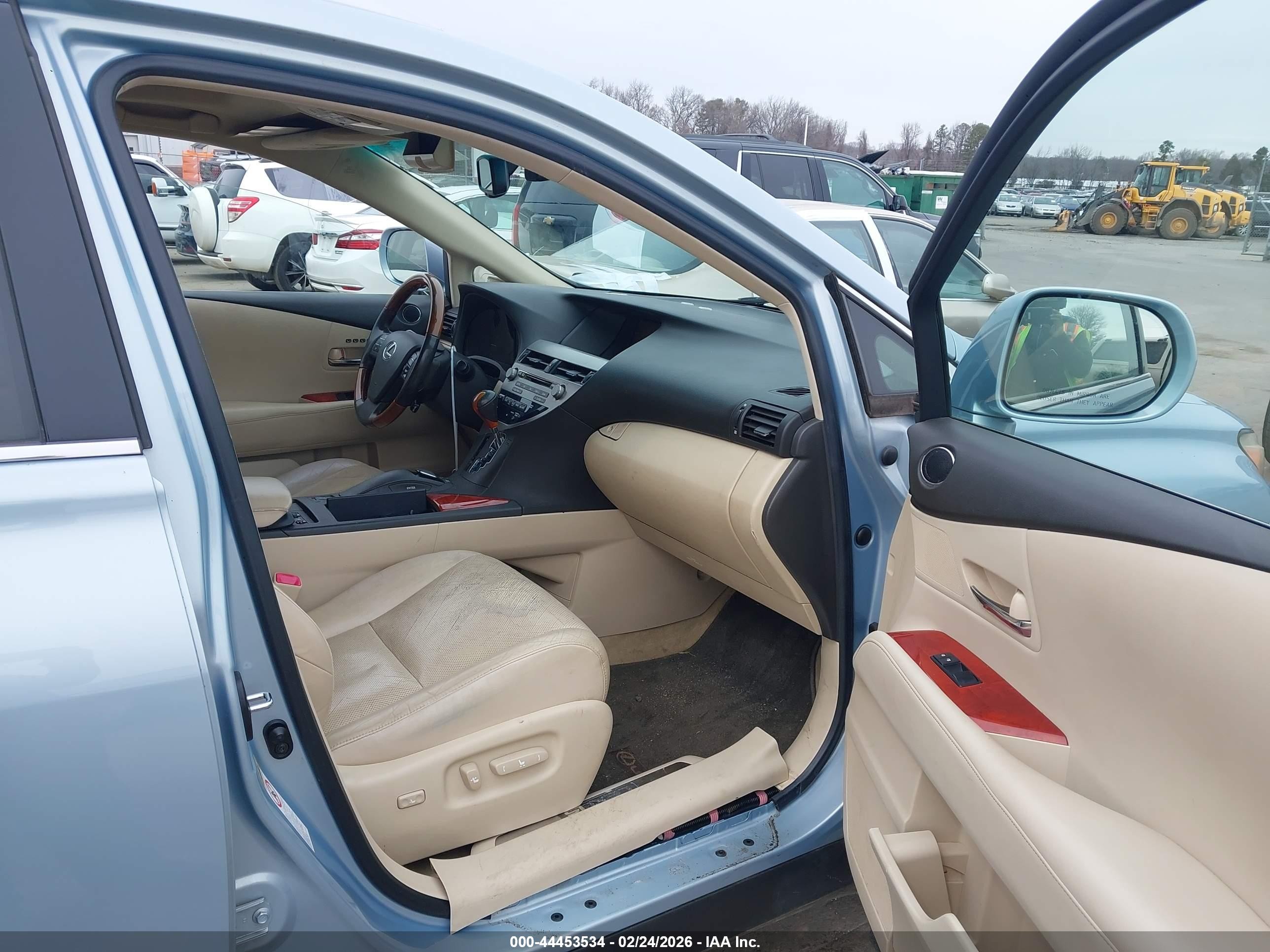 2010 Lexus Rx 450h   Light Blue vin: JTJBC1BA2A2009295