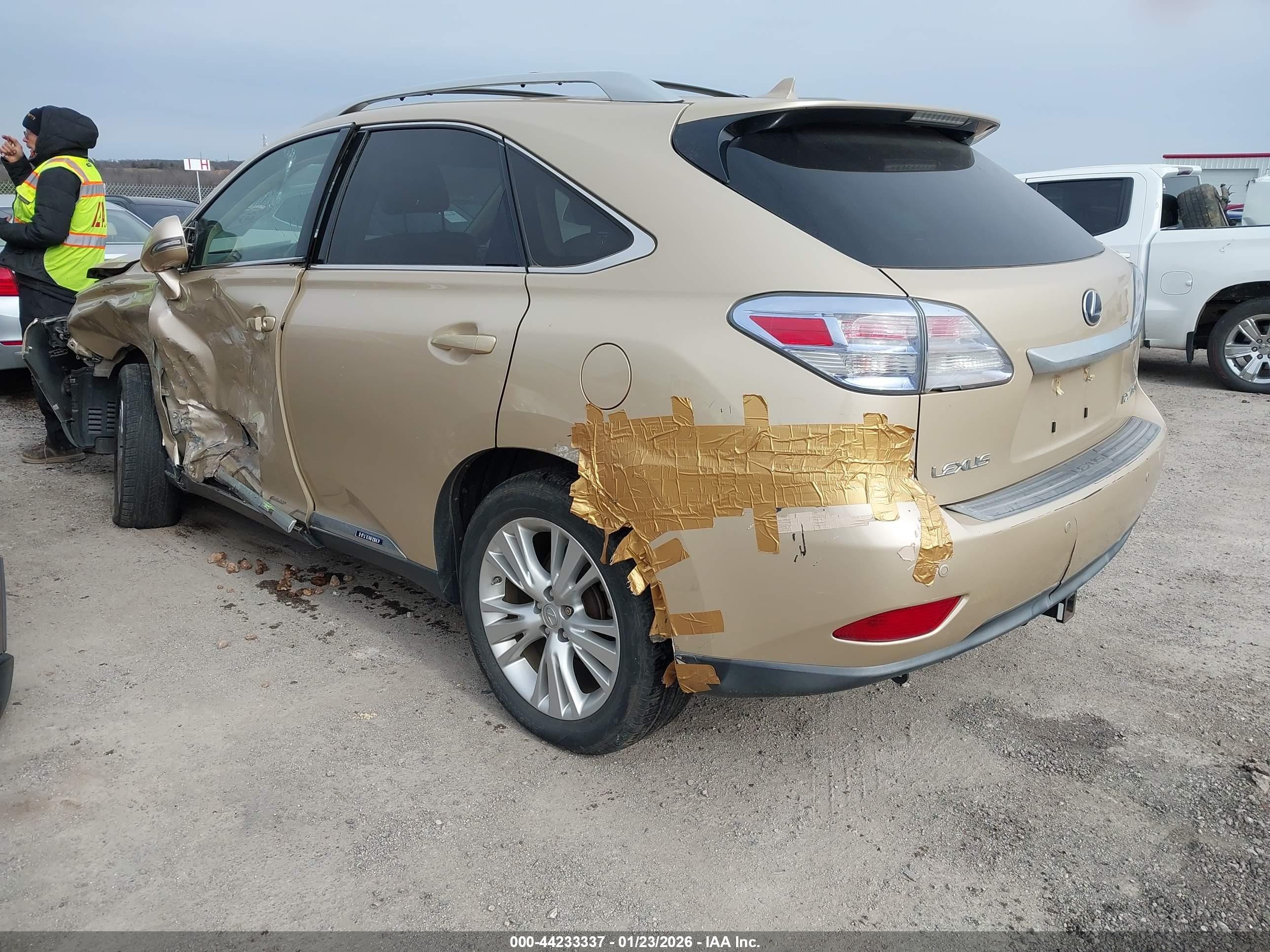 2010 Lexus Rx 450h Gold vin: JTJBC1BA2A2024024
