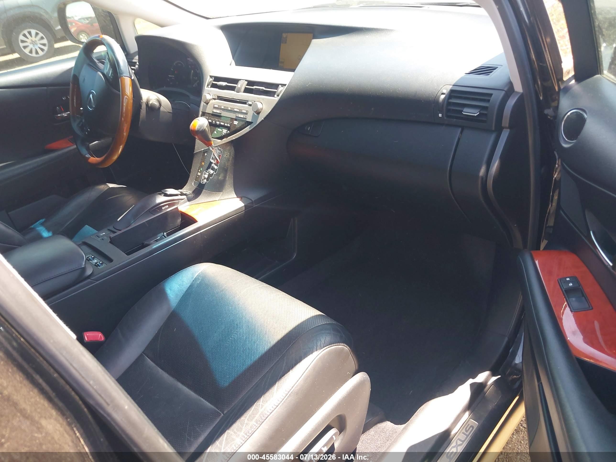 2010 Lexus Rx 450h   Black vin: JTJBC1BA2A2405162