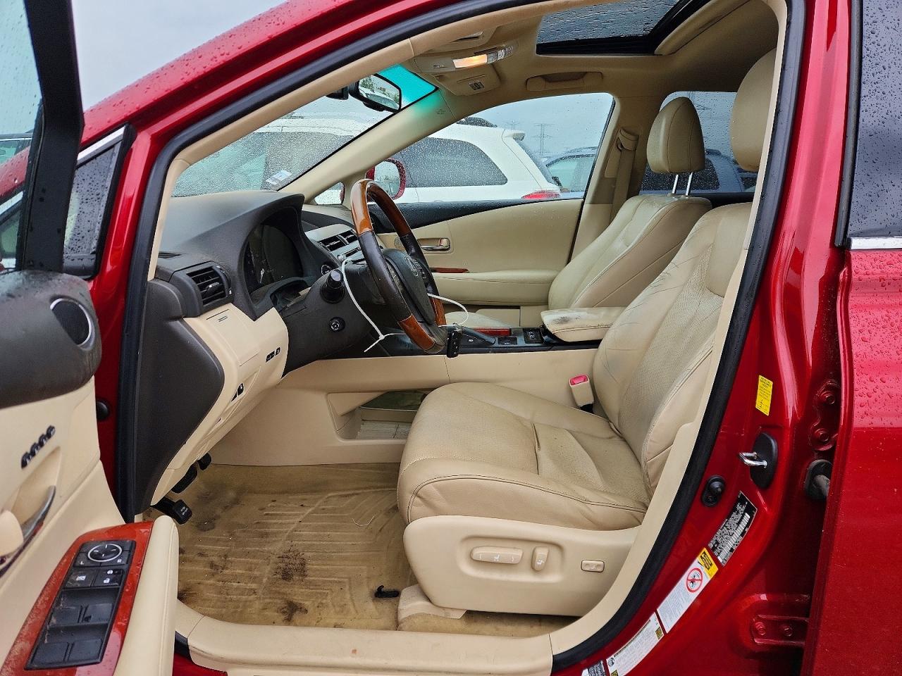 2010 Lexus Rx 450h Red vin: JTJBC1BA2A2407221