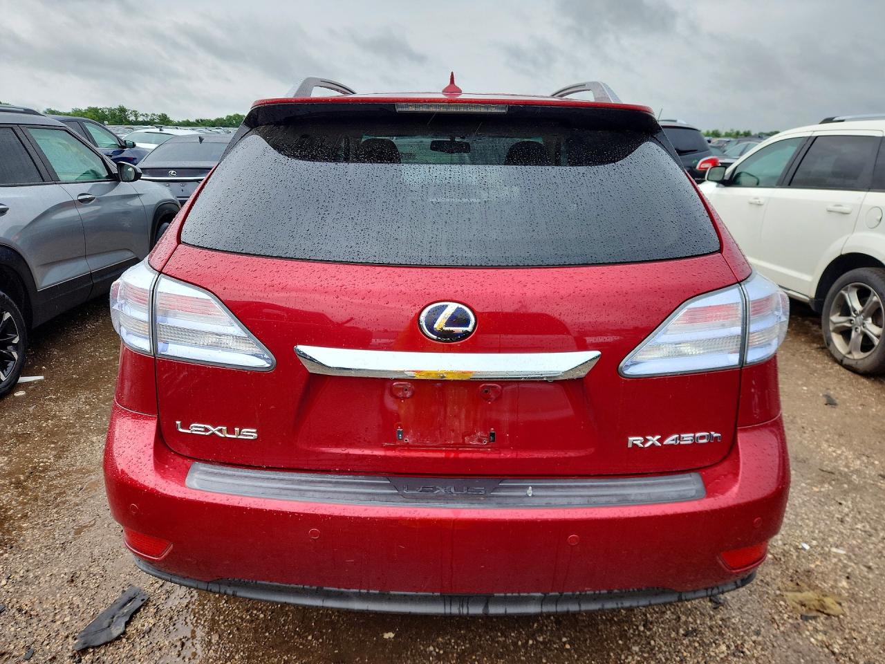 2010 Lexus Rx 450h Red vin: JTJBC1BA2A2407221