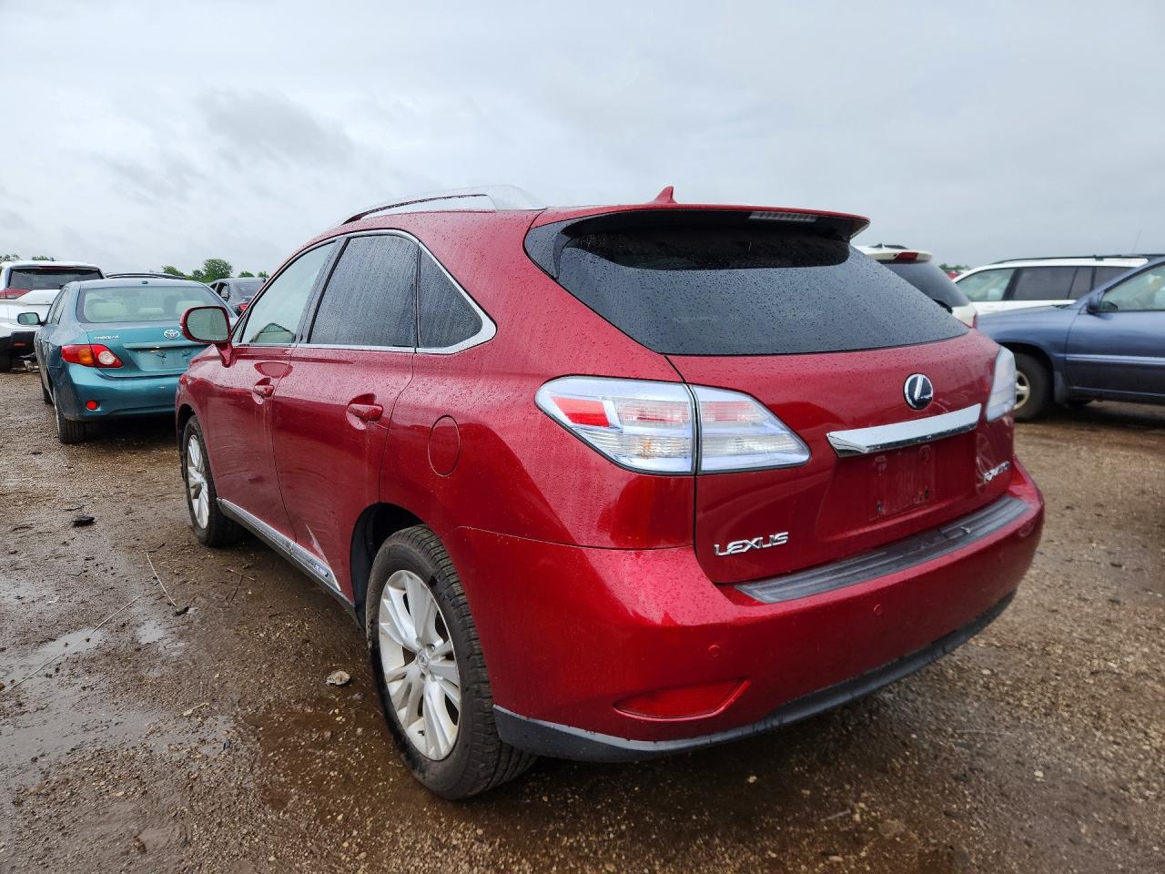 2010 Lexus Rx 450h Red vin: JTJBC1BA2A2407221