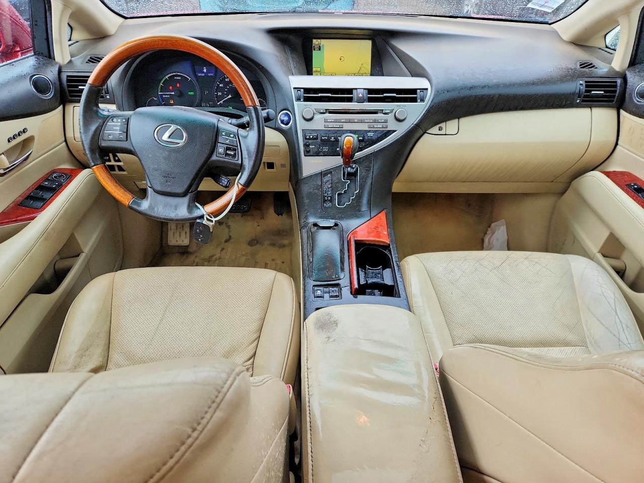 2010 Lexus Rx 450h Red vin: JTJBC1BA2A2407221