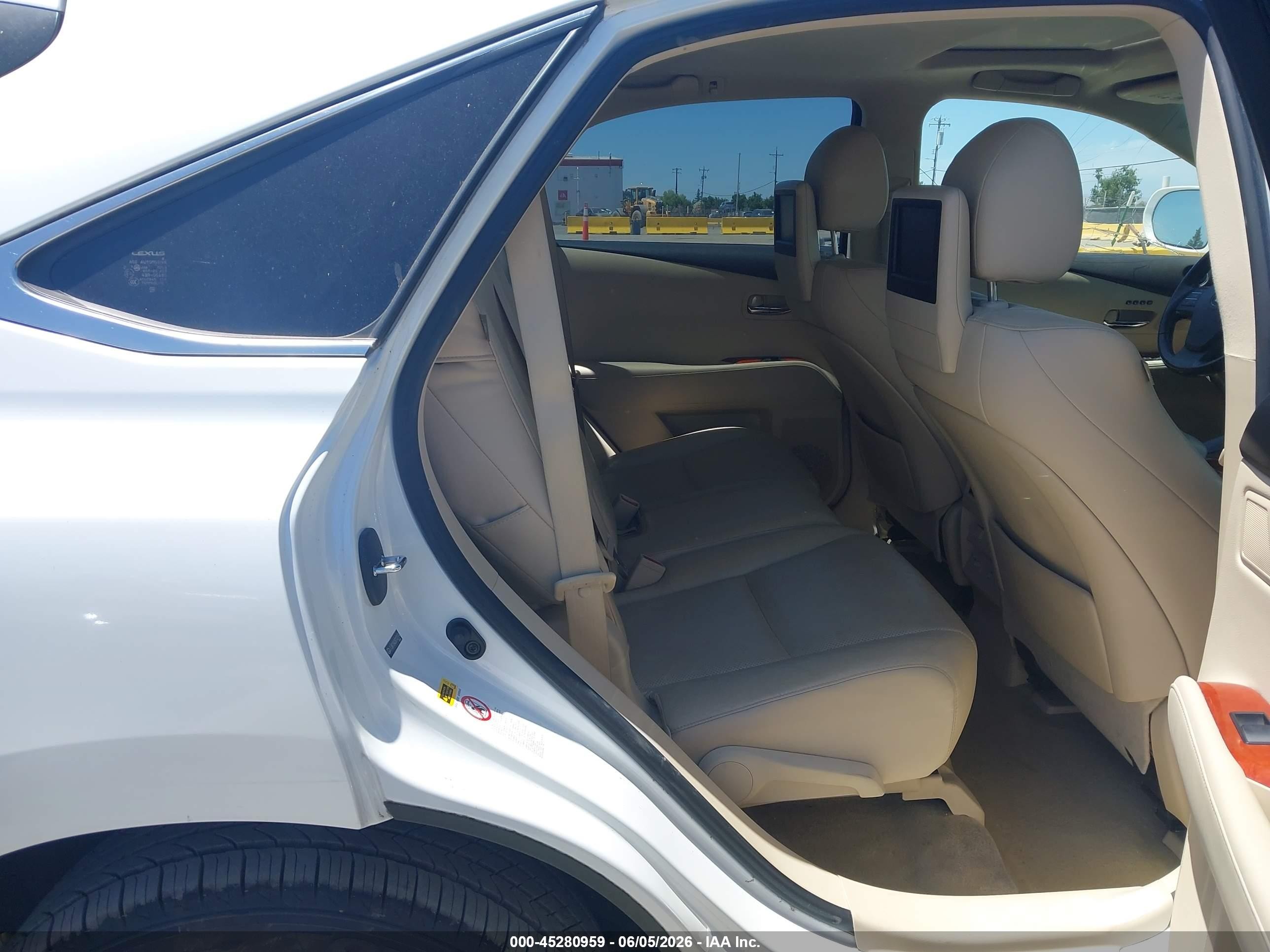 2011 Lexus Rx 450h   Белый vin: JTJBC1BA2B2032934