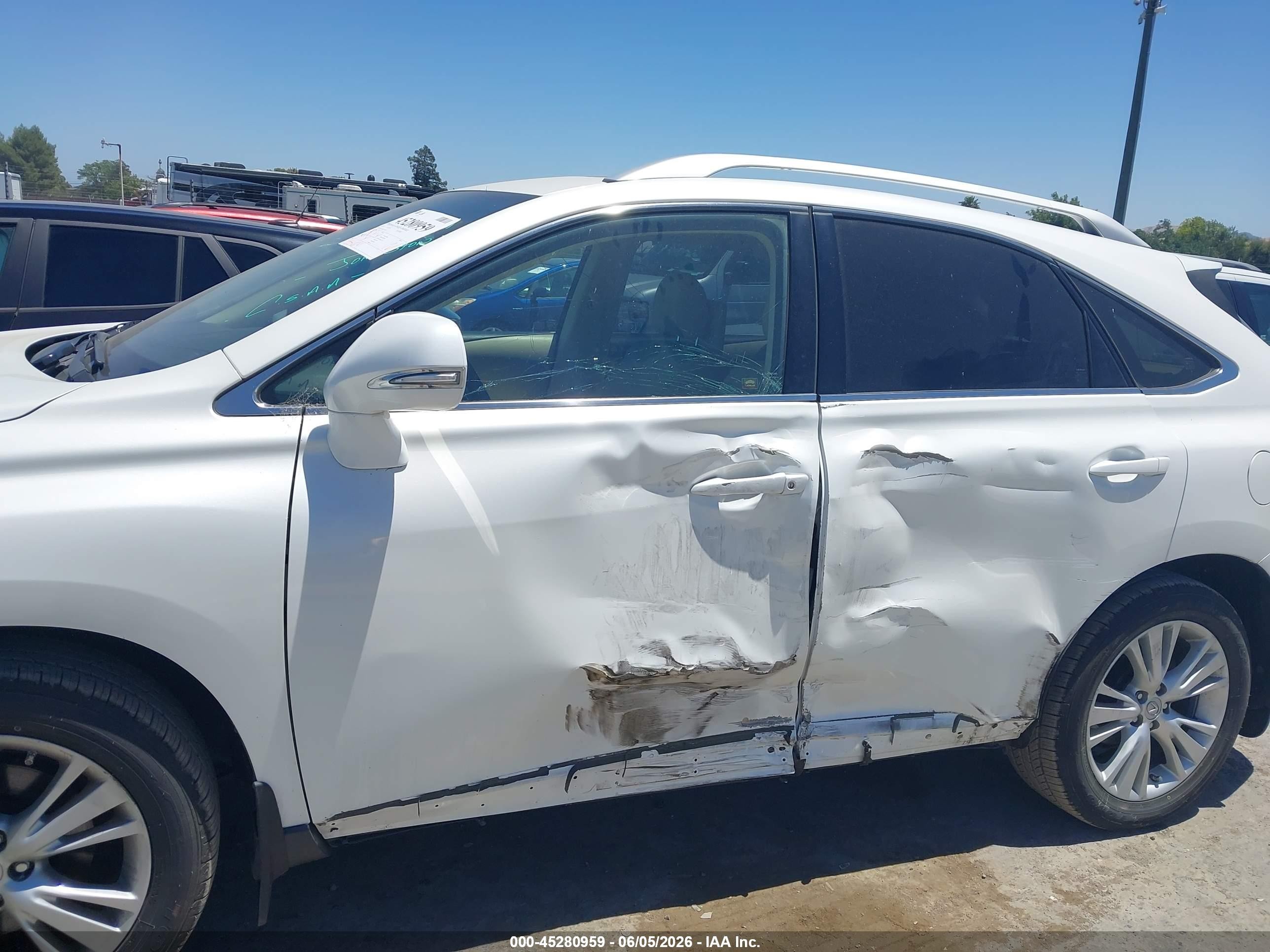 2011 Lexus Rx 450h   Белый vin: JTJBC1BA2B2032934