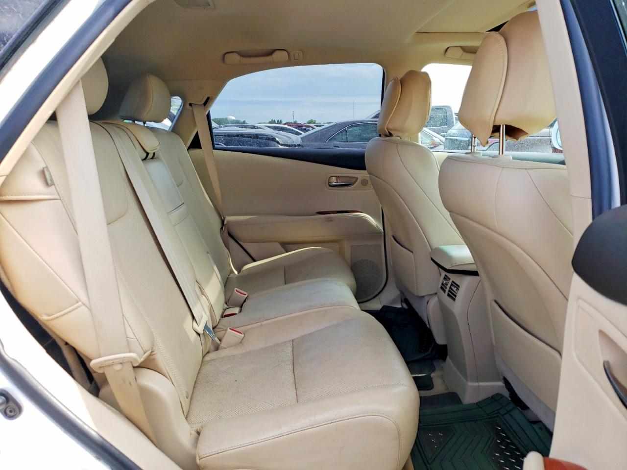 2011 Lexus Rx 450h White vin: JTJBC1BA2B2418639