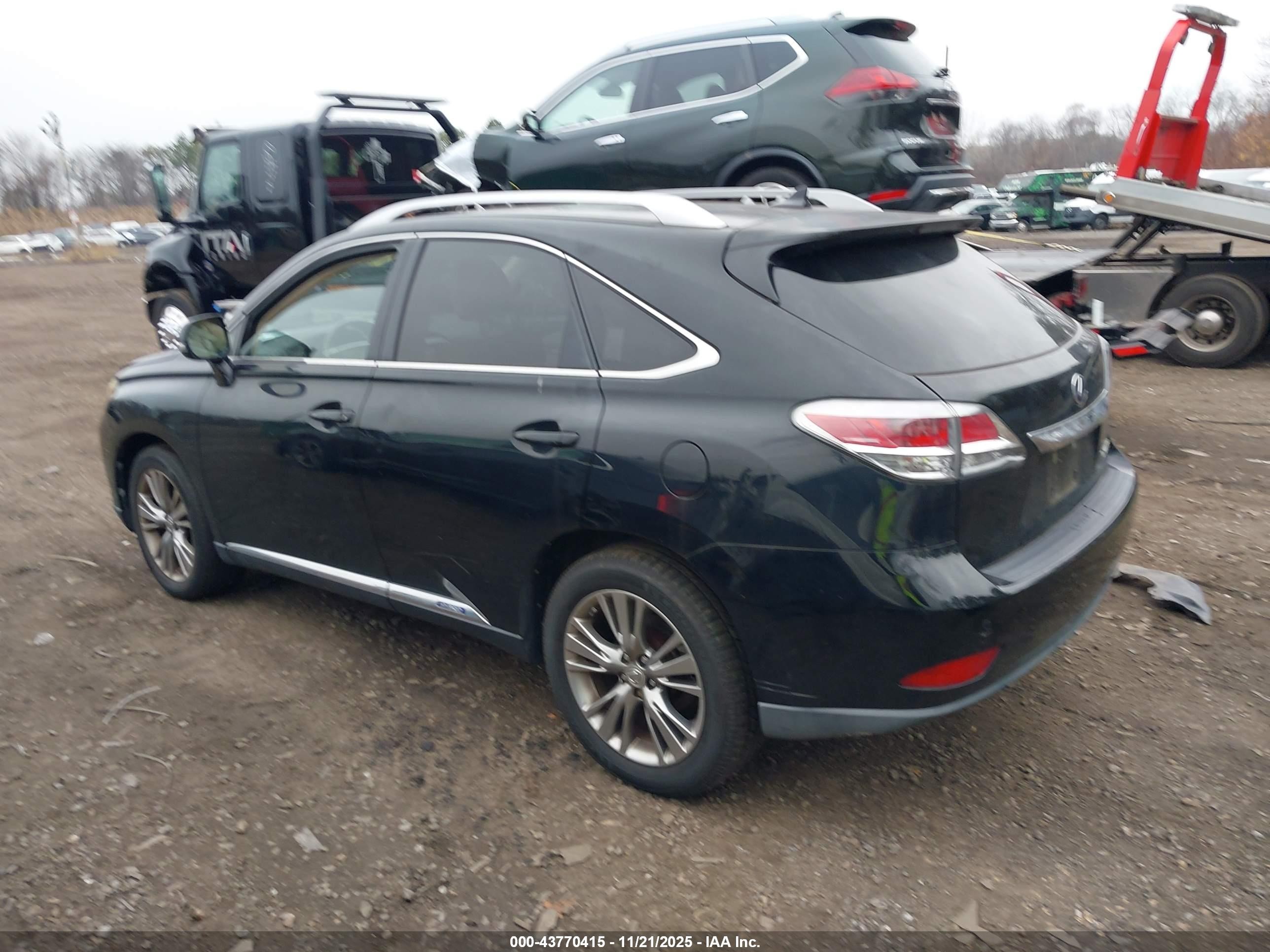 2013 Lexus Rx 450h   Black vin: JTJBC1BA2D2064026