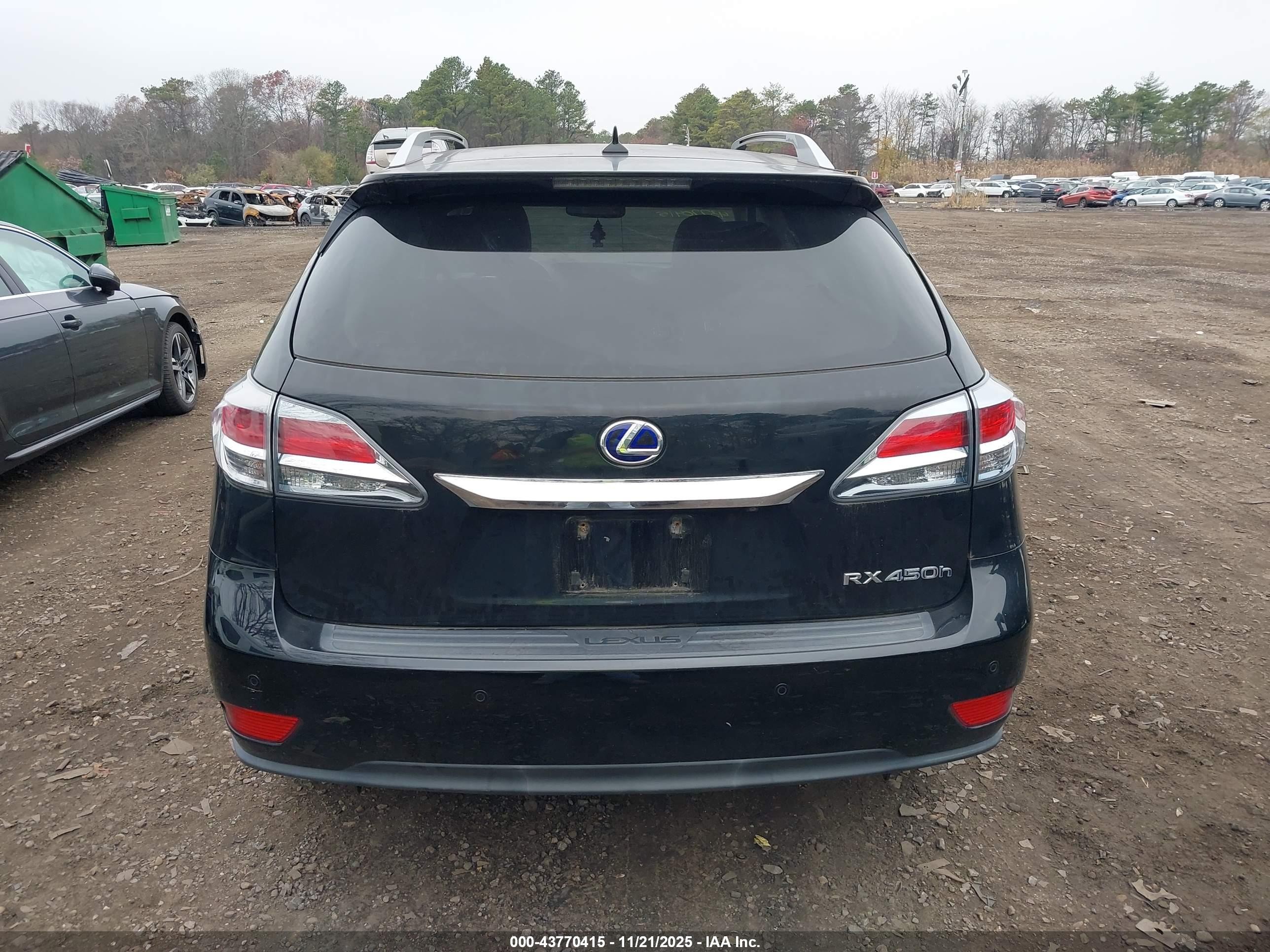 2013 Lexus Rx 450h   Black vin: JTJBC1BA2D2064026