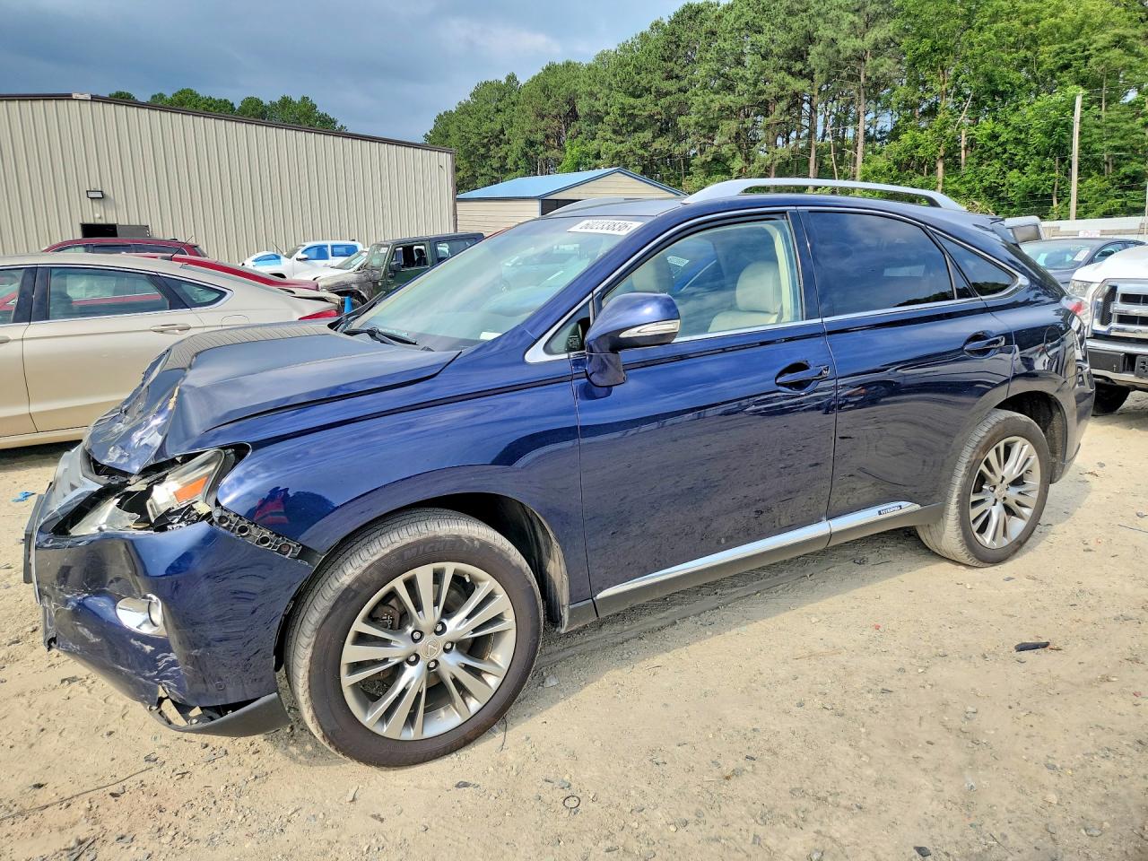 2013 Lexus Rx 450h Синий vin: JTJBC1BA2D2440496