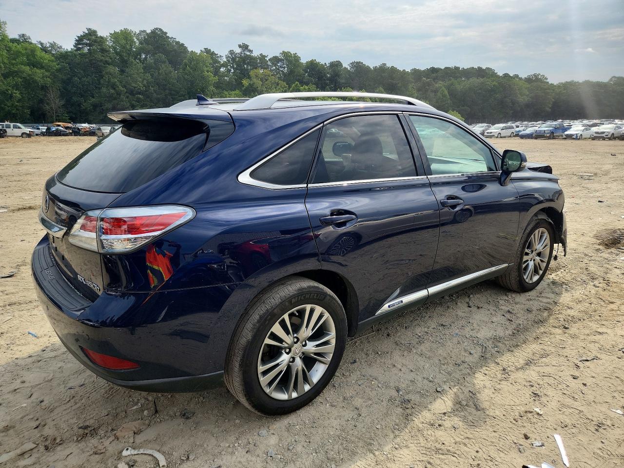 2013 Lexus Rx 450h Blue vin: JTJBC1BA2D2440496