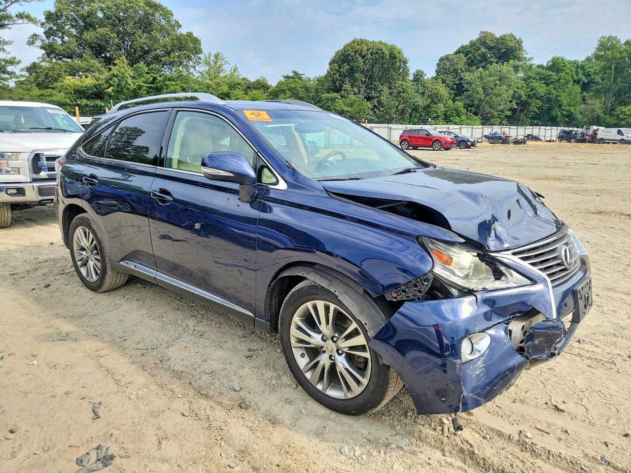2013 Lexus Rx 450h Blue vin: JTJBC1BA2D2440496