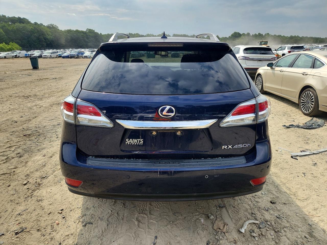 2013 Lexus Rx 450h Blue vin: JTJBC1BA2D2440496