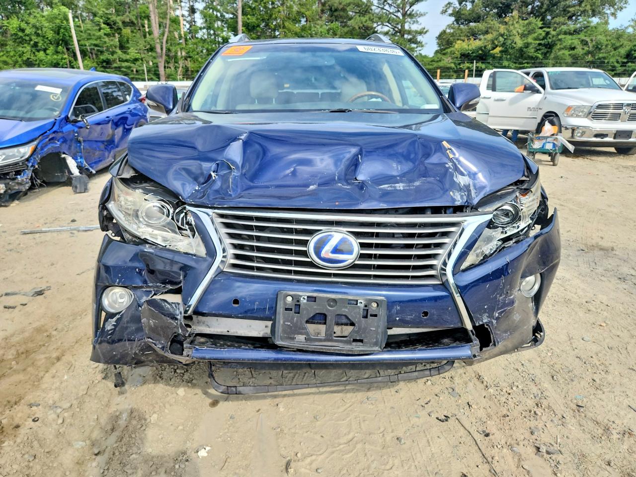 2013 Lexus Rx 450h Blue vin: JTJBC1BA2D2440496