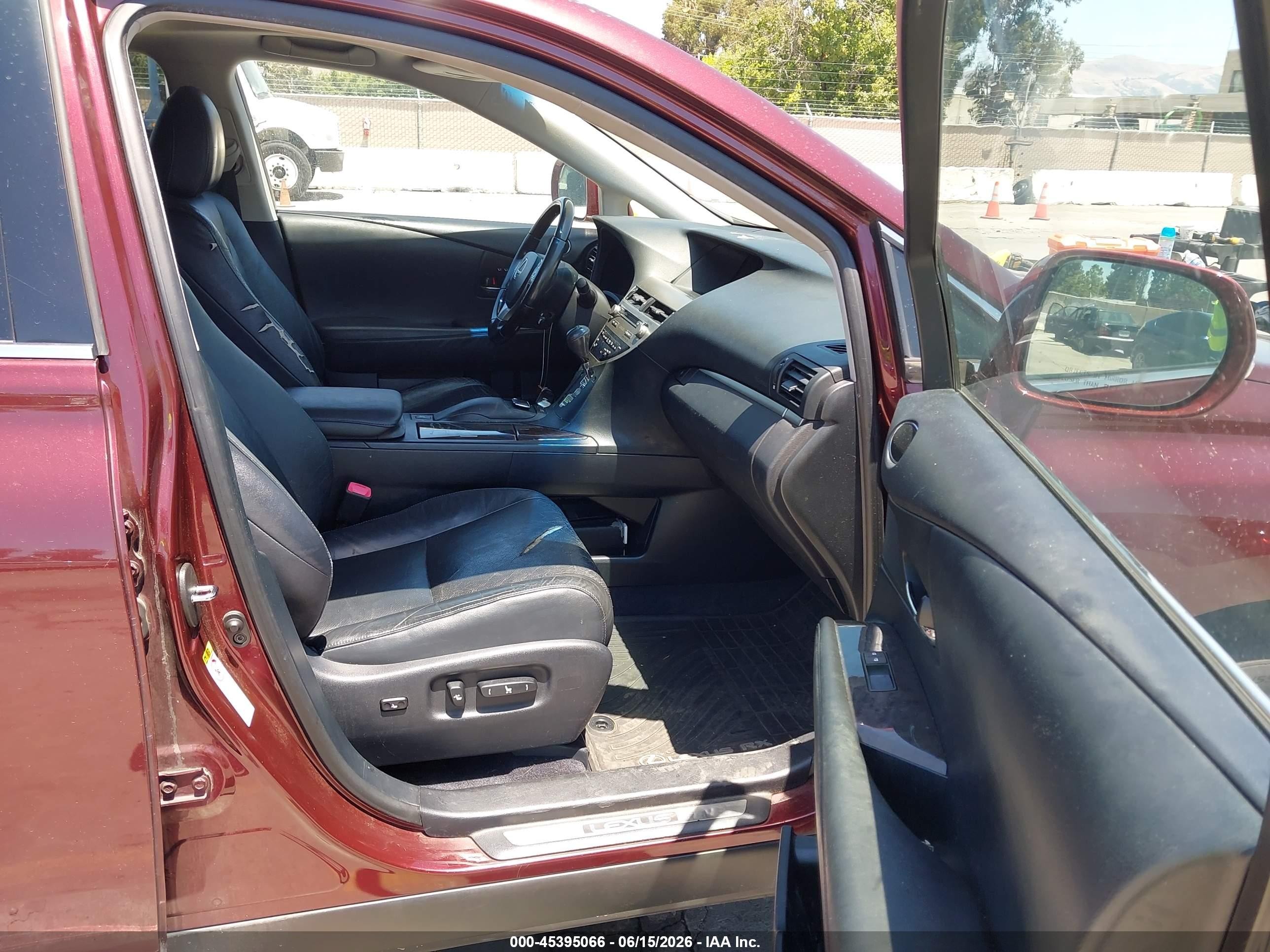 2013 Lexus Rx 450h Burgundy vin: JTJBC1BA2D2441843