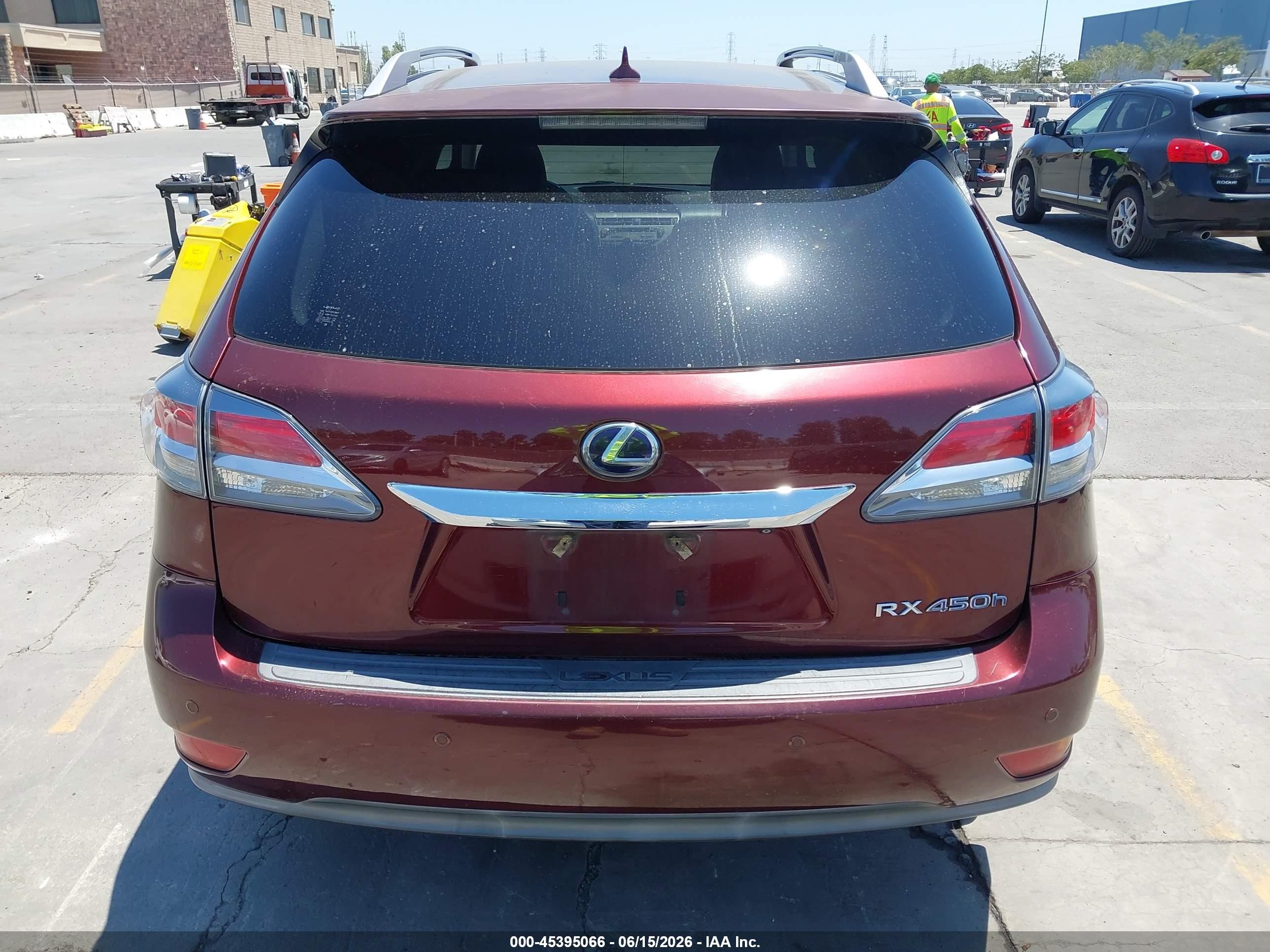 2013 Lexus Rx 450h Burgundy vin: JTJBC1BA2D2441843