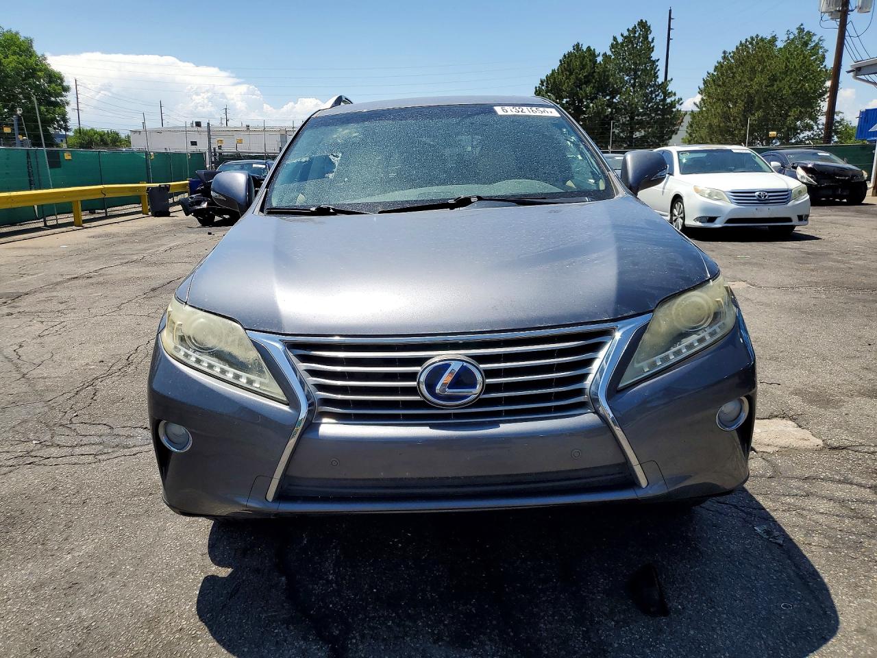 2013 Lexus Rx 450h Серый vin: JTJBC1BA2D2450087