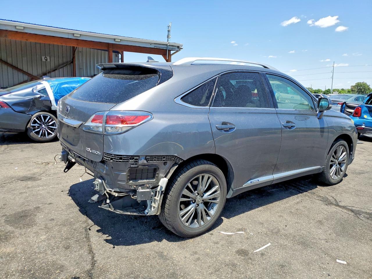 2013 Lexus Rx 450h Серый vin: JTJBC1BA2D2450087