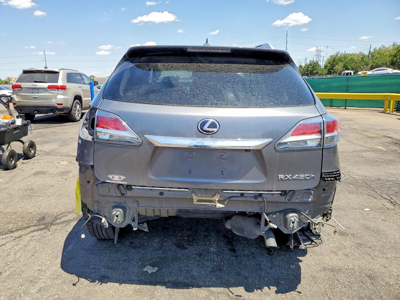 2013 Lexus Rx 450h Серый vin: JTJBC1BA2D2450087