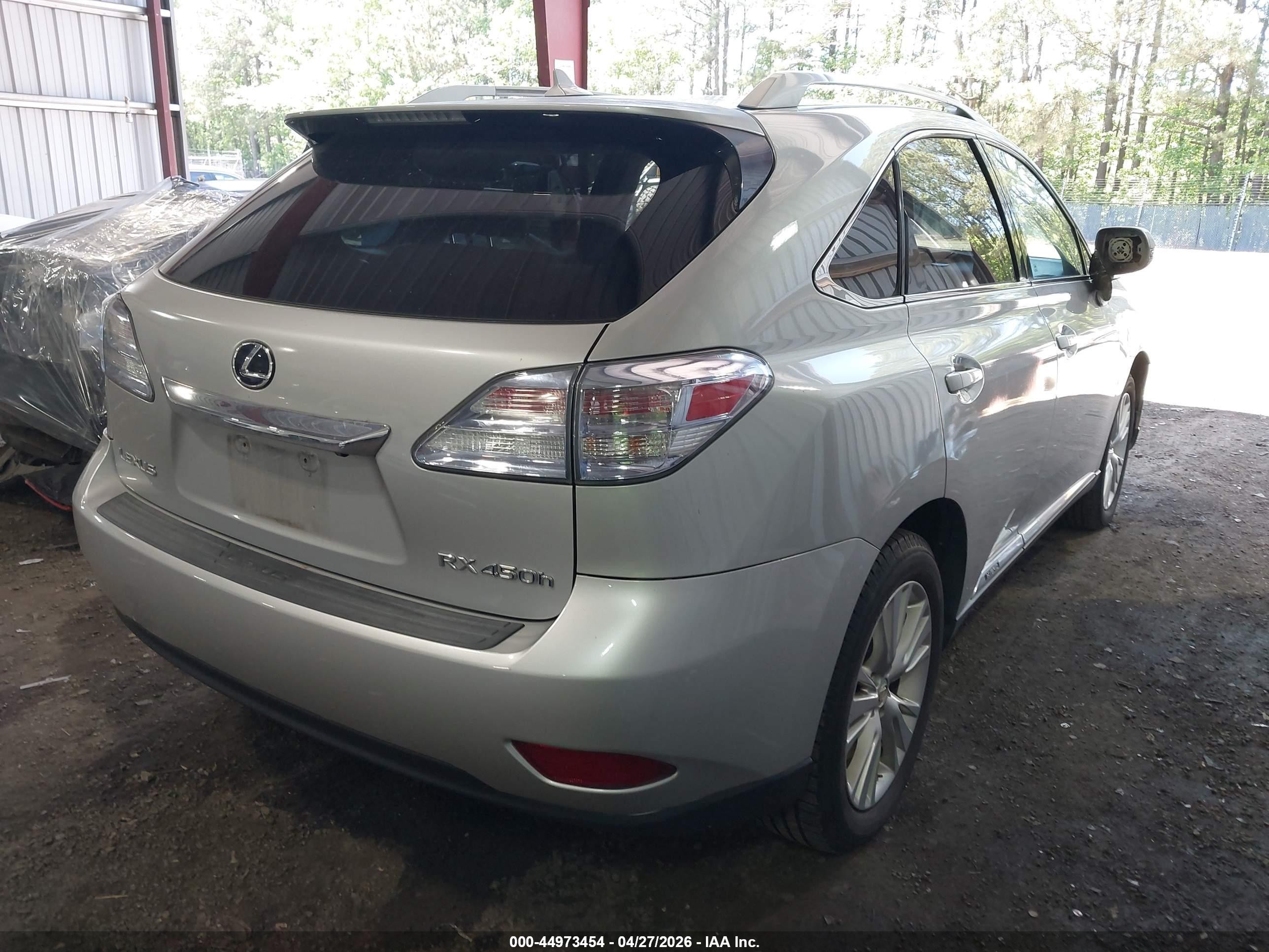 2010 Lexus Rx 450h   Серебряный vin: JTJBC1BA3A2003666