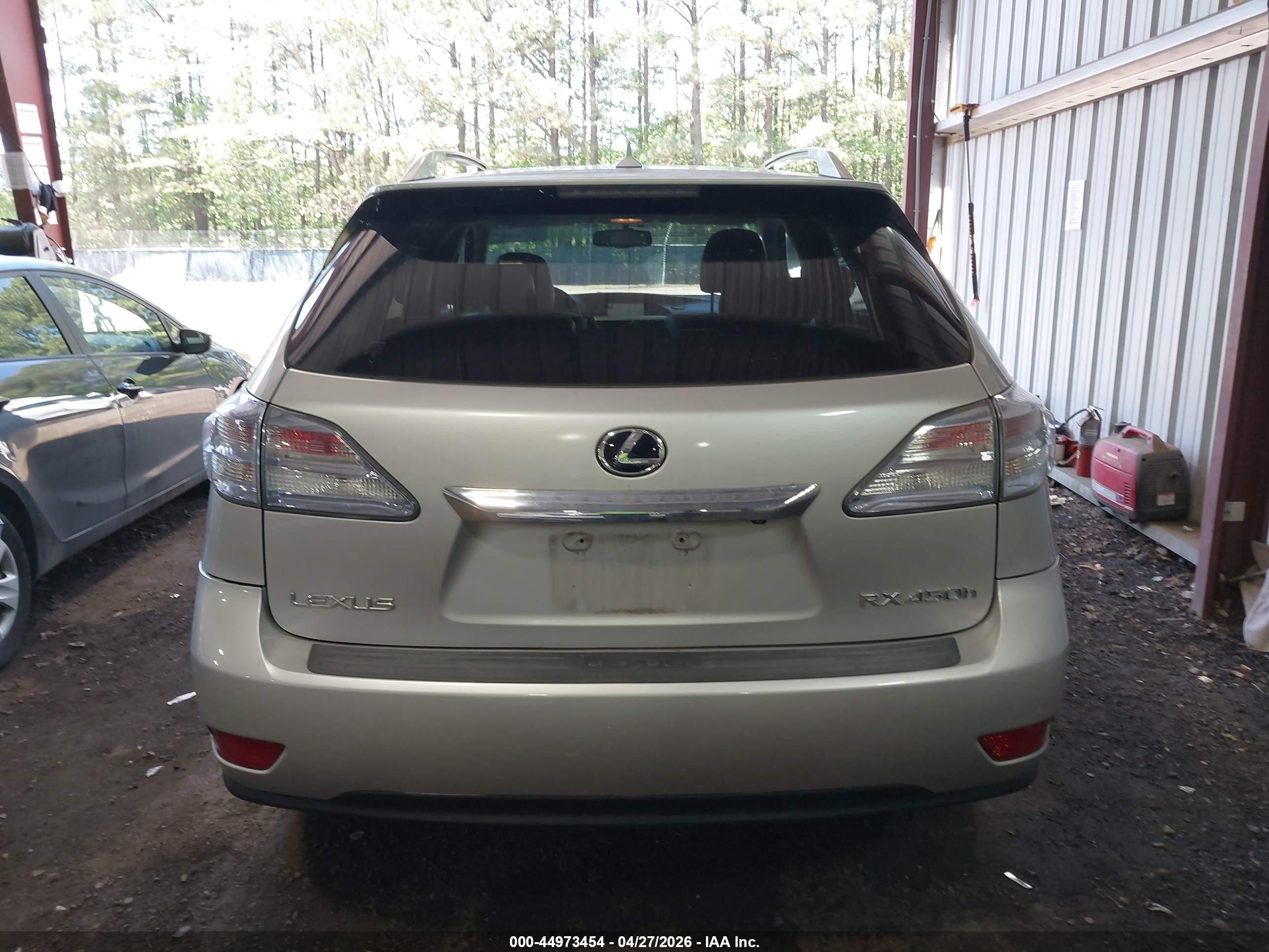 2010 Lexus Rx 450h   Серебряный vin: JTJBC1BA3A2003666