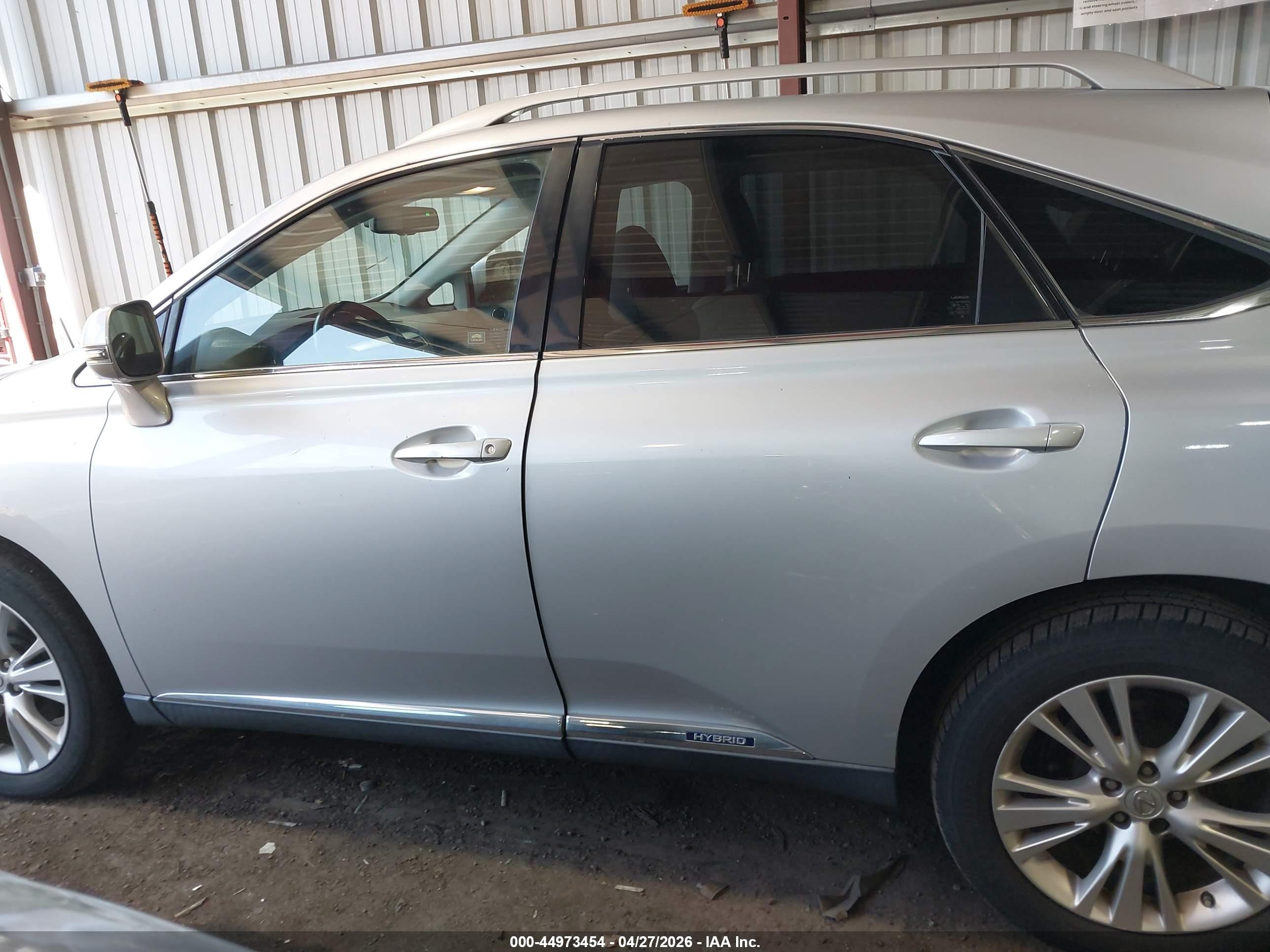 2010 Lexus Rx 450h   Серебряный vin: JTJBC1BA3A2003666