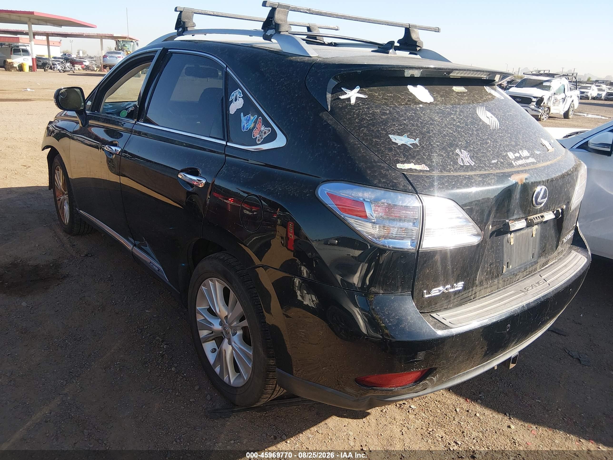 2010 Lexus Rx 450h Черный vin: JTJBC1BA3A2027031
