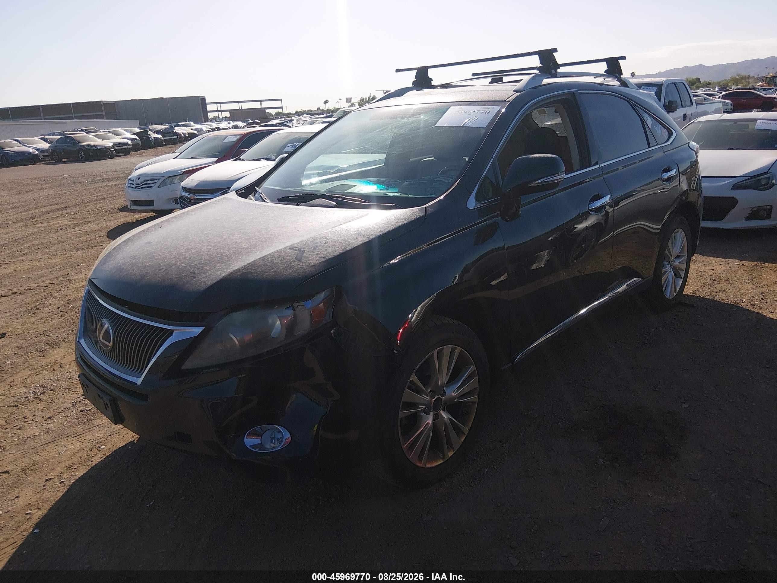2010 Lexus Rx 450h Черный vin: JTJBC1BA3A2027031
