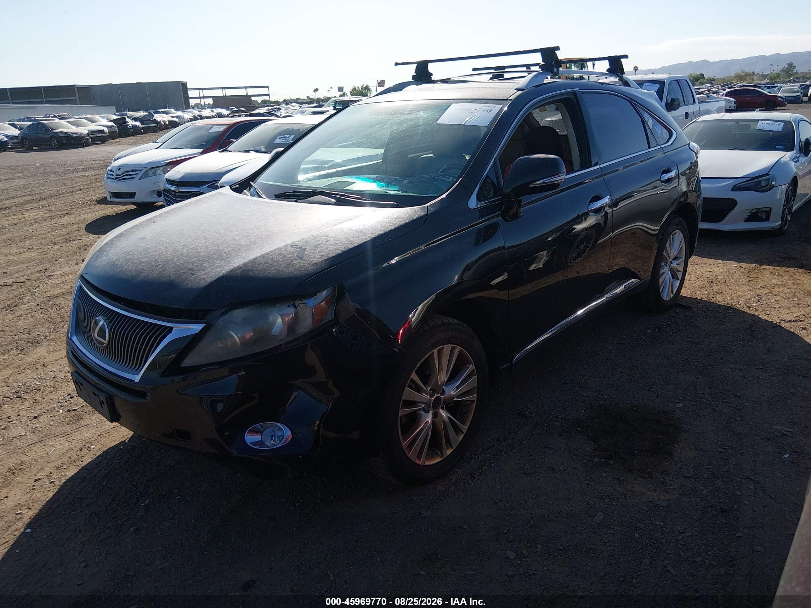 2010 Lexus Rx 450h Черный vin: JTJBC1BA3A2027031