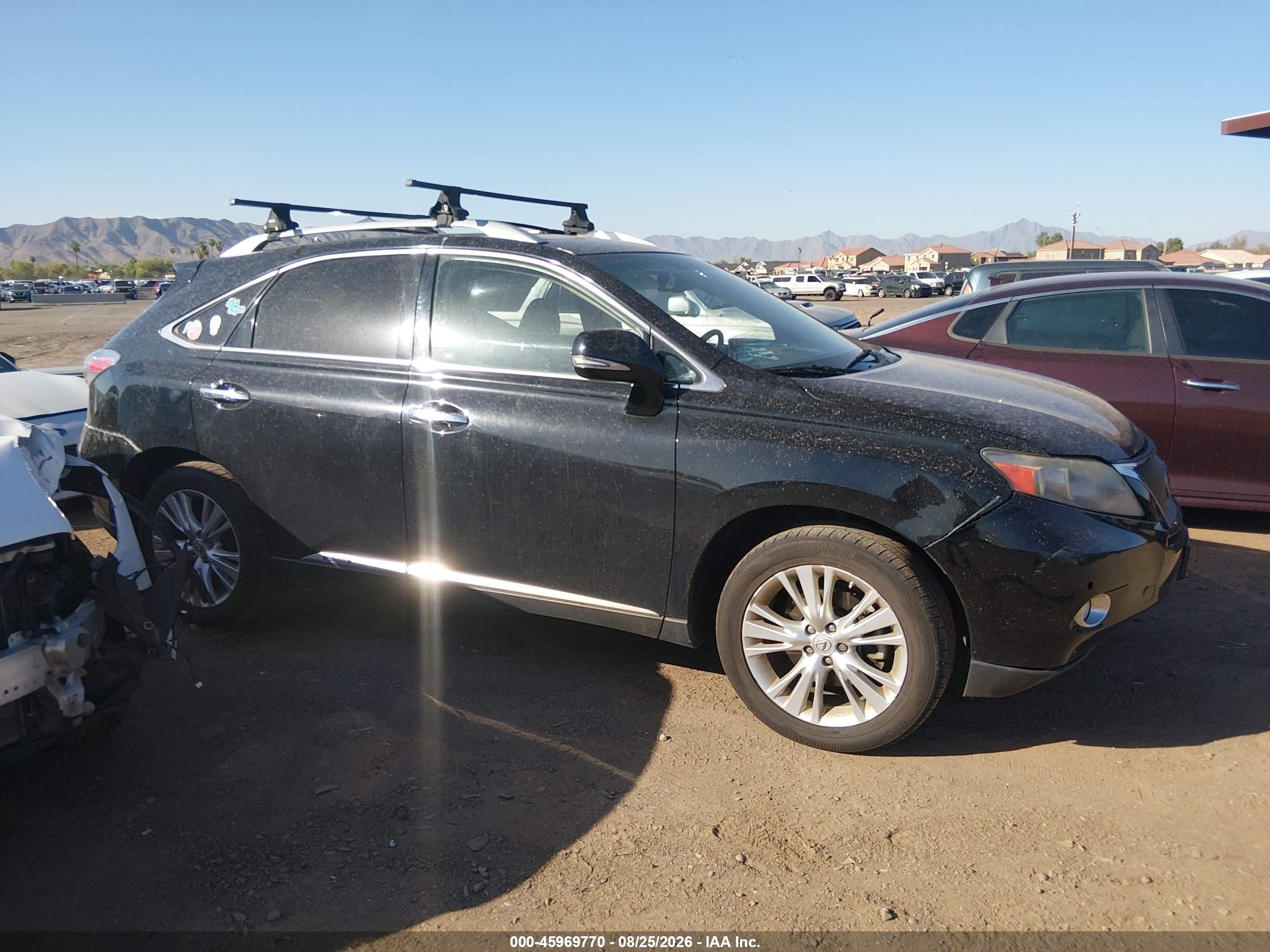 2010 Lexus Rx 450h Черный vin: JTJBC1BA3A2027031