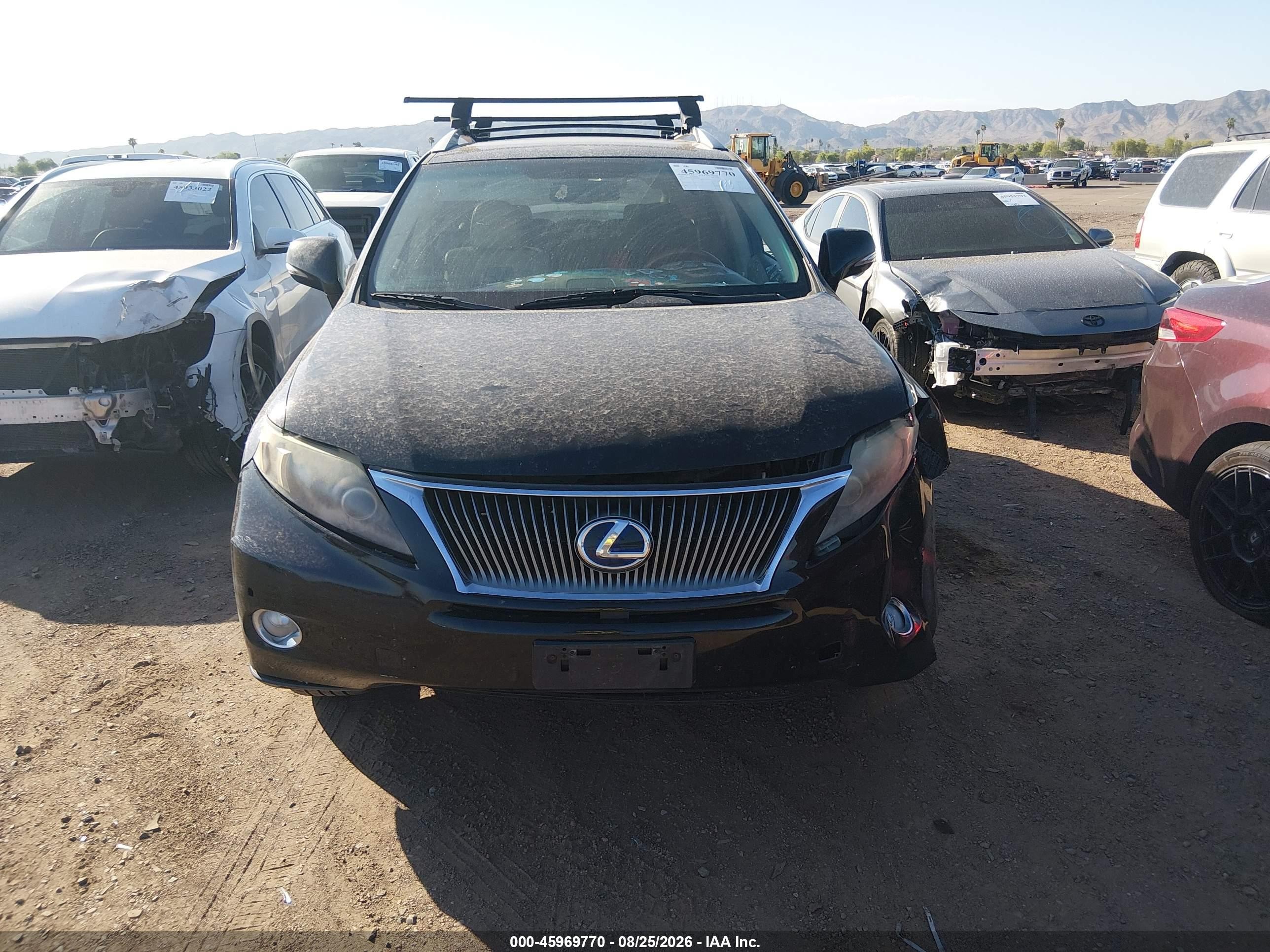2010 Lexus Rx 450h Черный vin: JTJBC1BA3A2027031