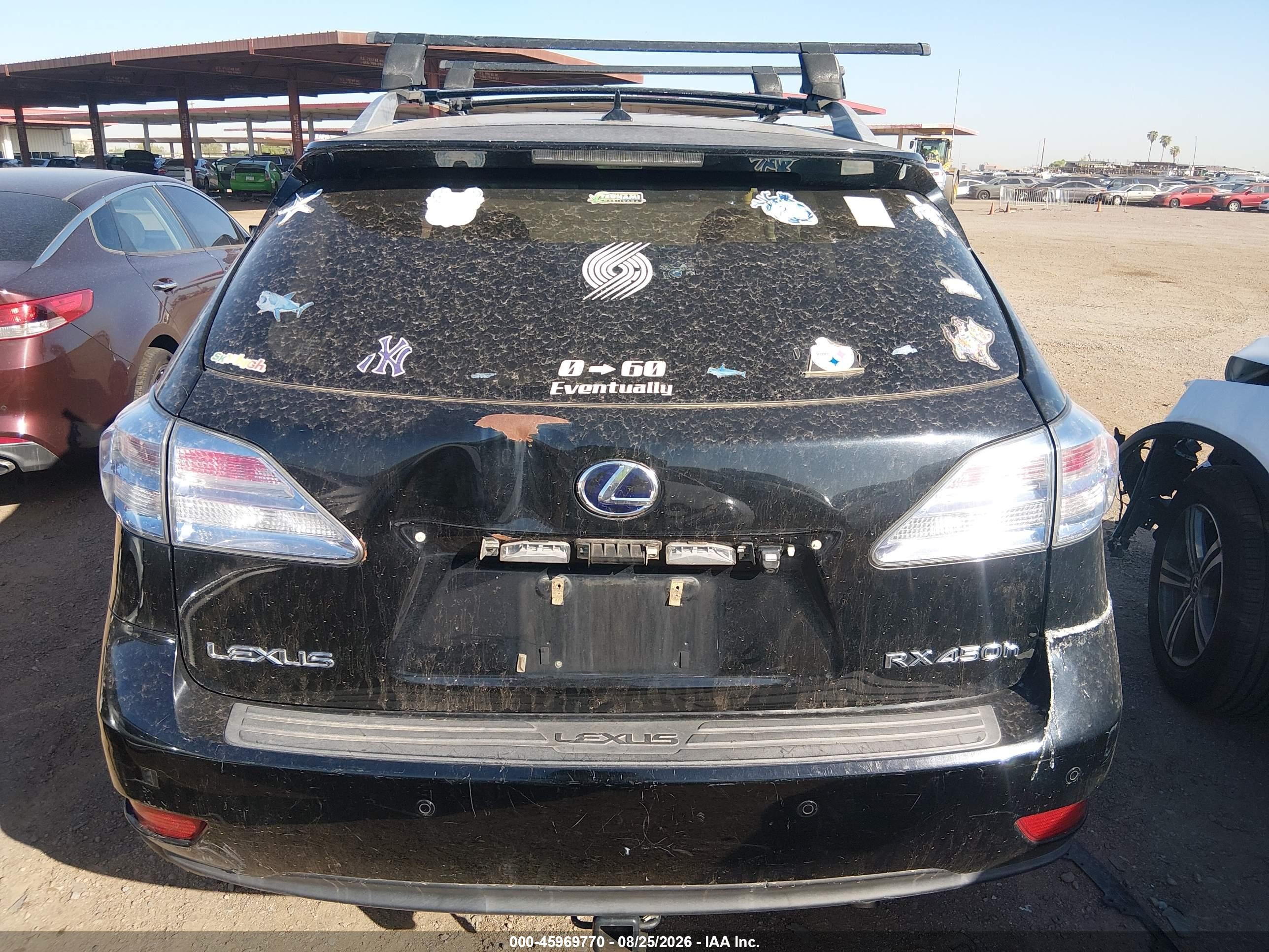 2010 Lexus Rx 450h Черный vin: JTJBC1BA3A2027031