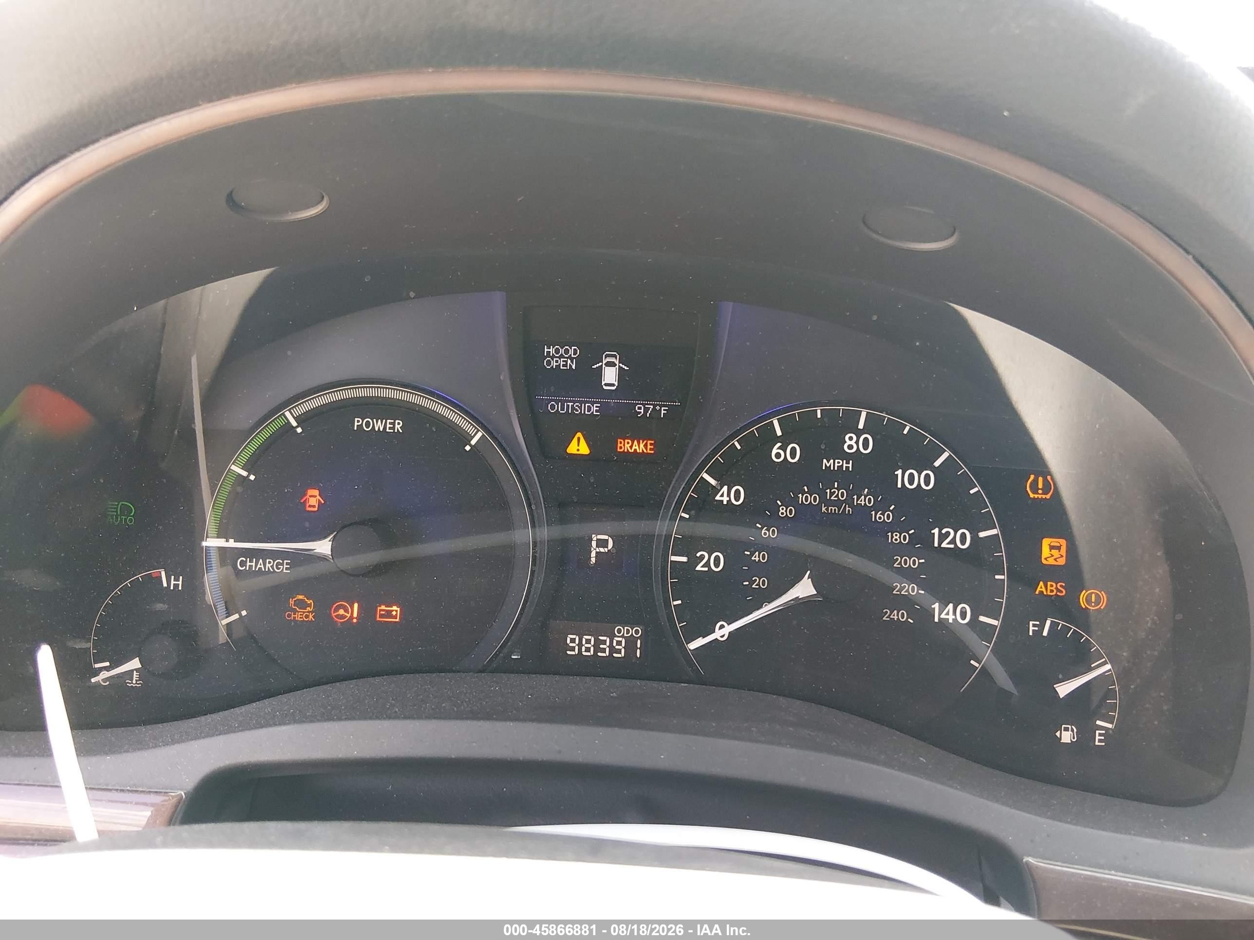 2010 Lexus Rx 450h   Black vin: JTJBC1BA3A2402433