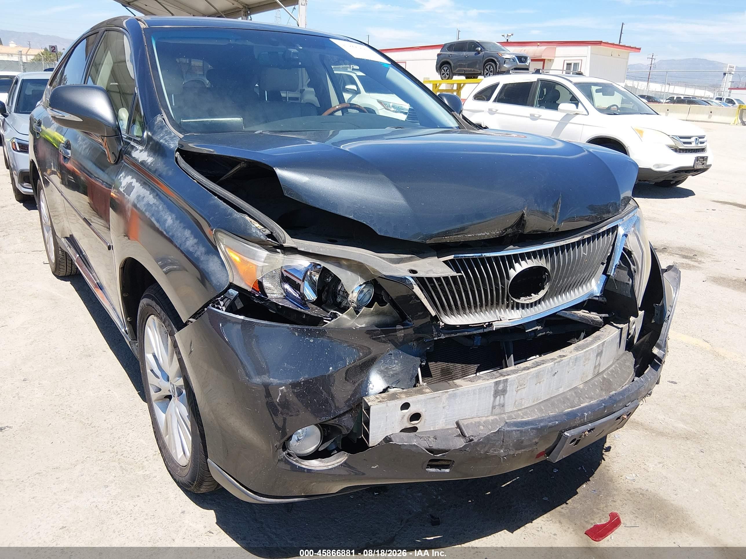 2010 Lexus Rx 450h   Black vin: JTJBC1BA3A2402433