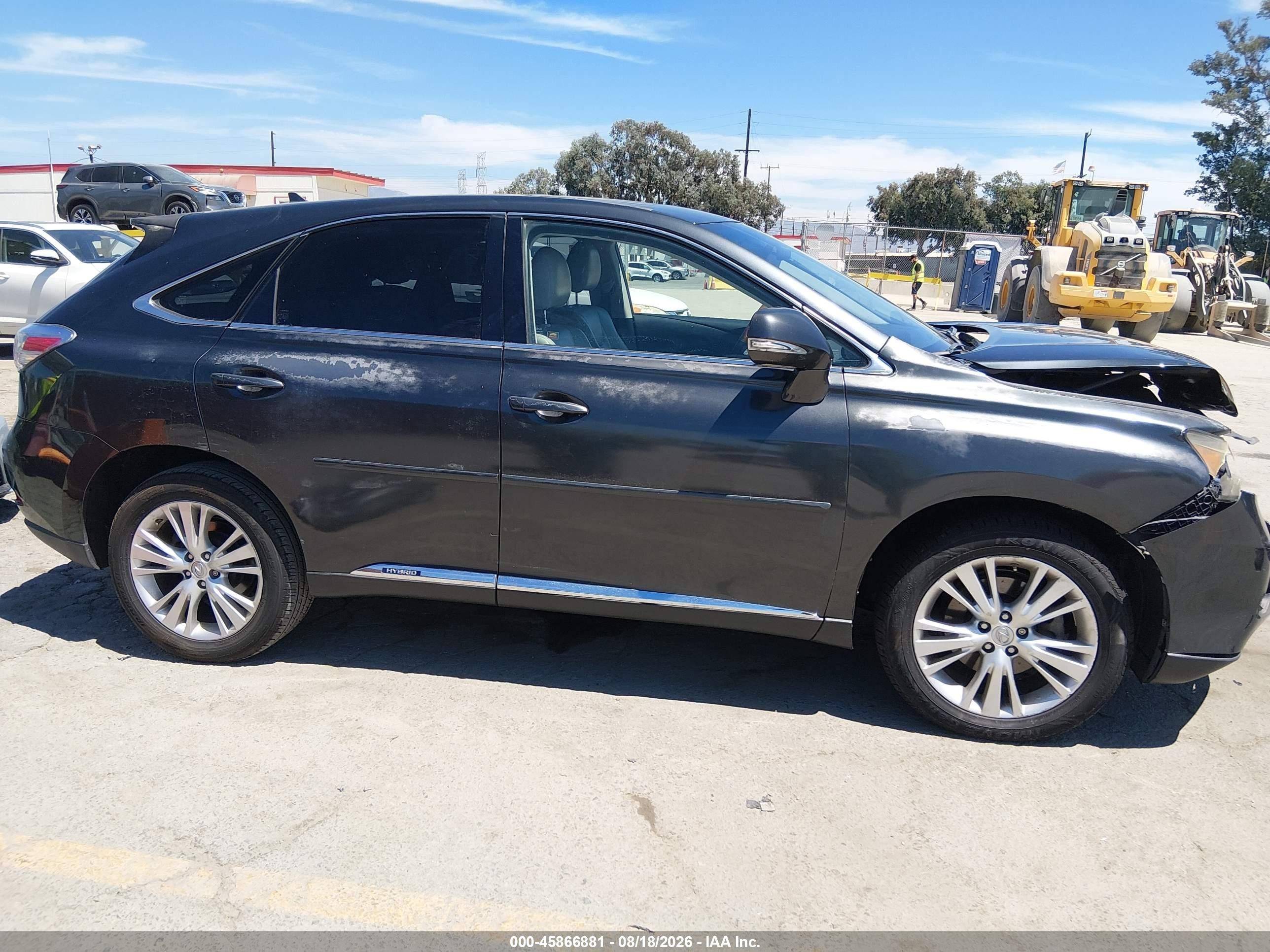 2010 Lexus Rx 450h   Black vin: JTJBC1BA3A2402433