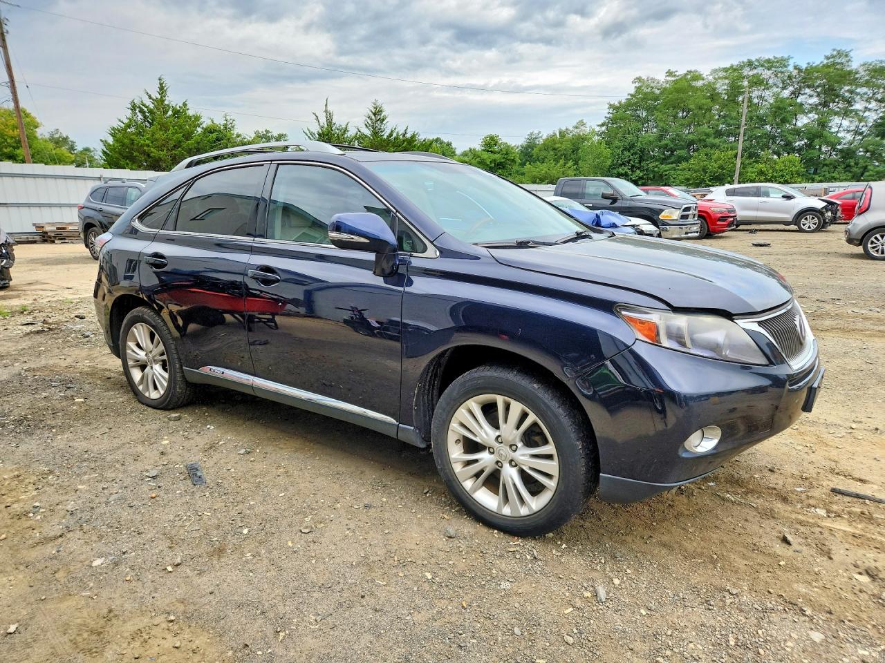 2010 Lexus Rx 450h Blue vin: JTJBC1BA3A2409656