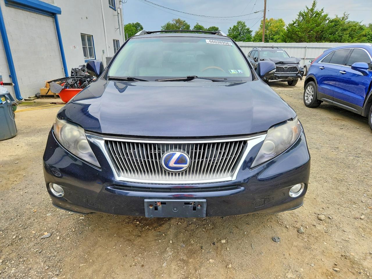 2010 Lexus Rx 450h Blue vin: JTJBC1BA3A2409656