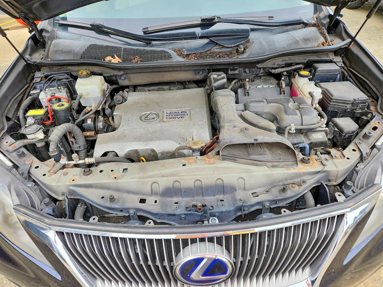 2010 Lexus Rx 450h Blue vin: JTJBC1BA3A2409656