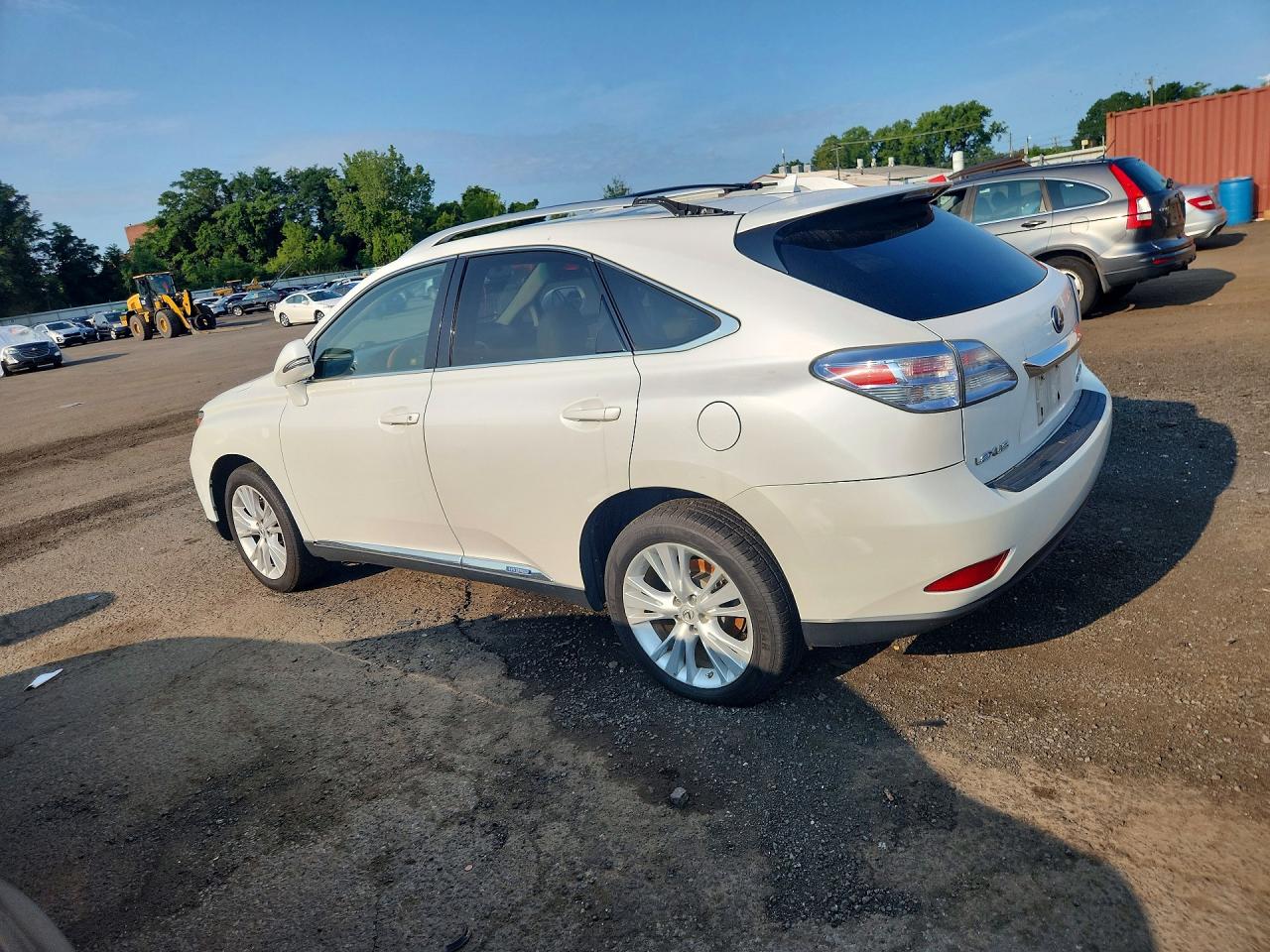2010 Lexus Rx 450h White vin: JTJBC1BA3A2412797