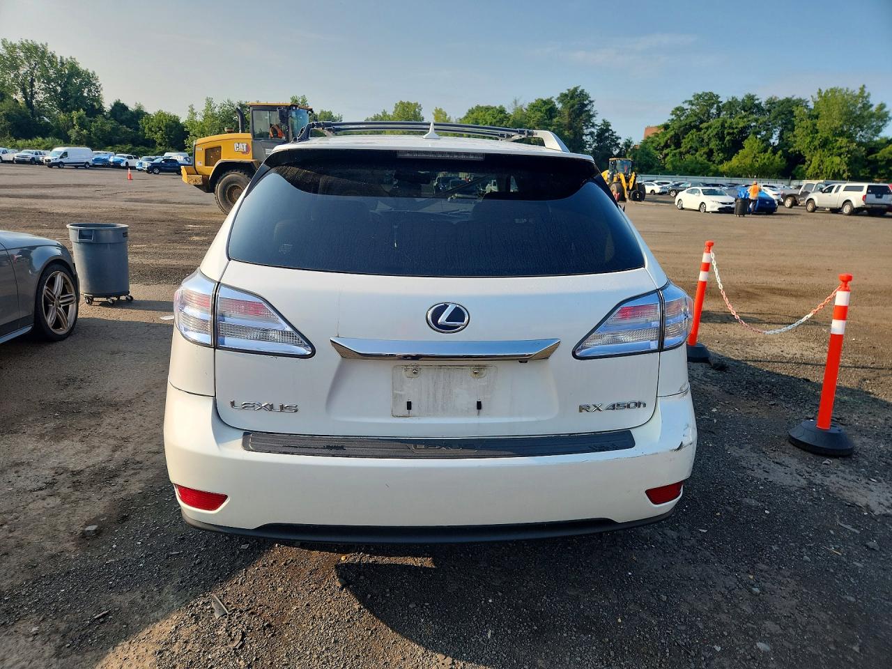 2010 Lexus Rx 450h White vin: JTJBC1BA3A2412797