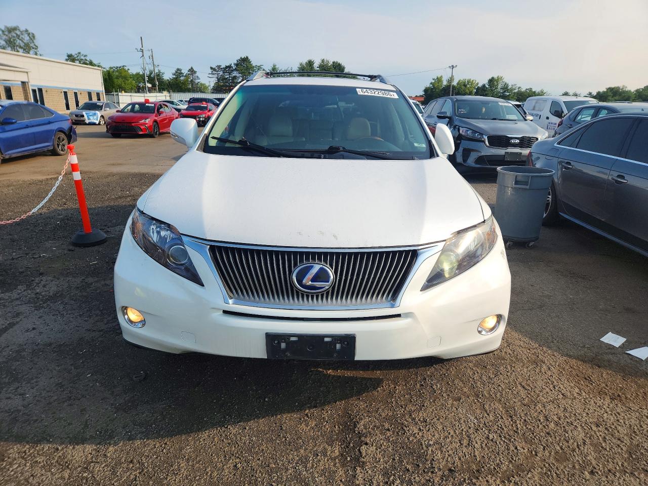 2010 Lexus Rx 450h White vin: JTJBC1BA3A2412797
