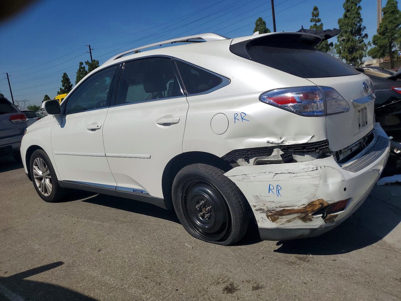 2011 Lexus Rx 450h Белый vin: JTJBC1BA3B2040783