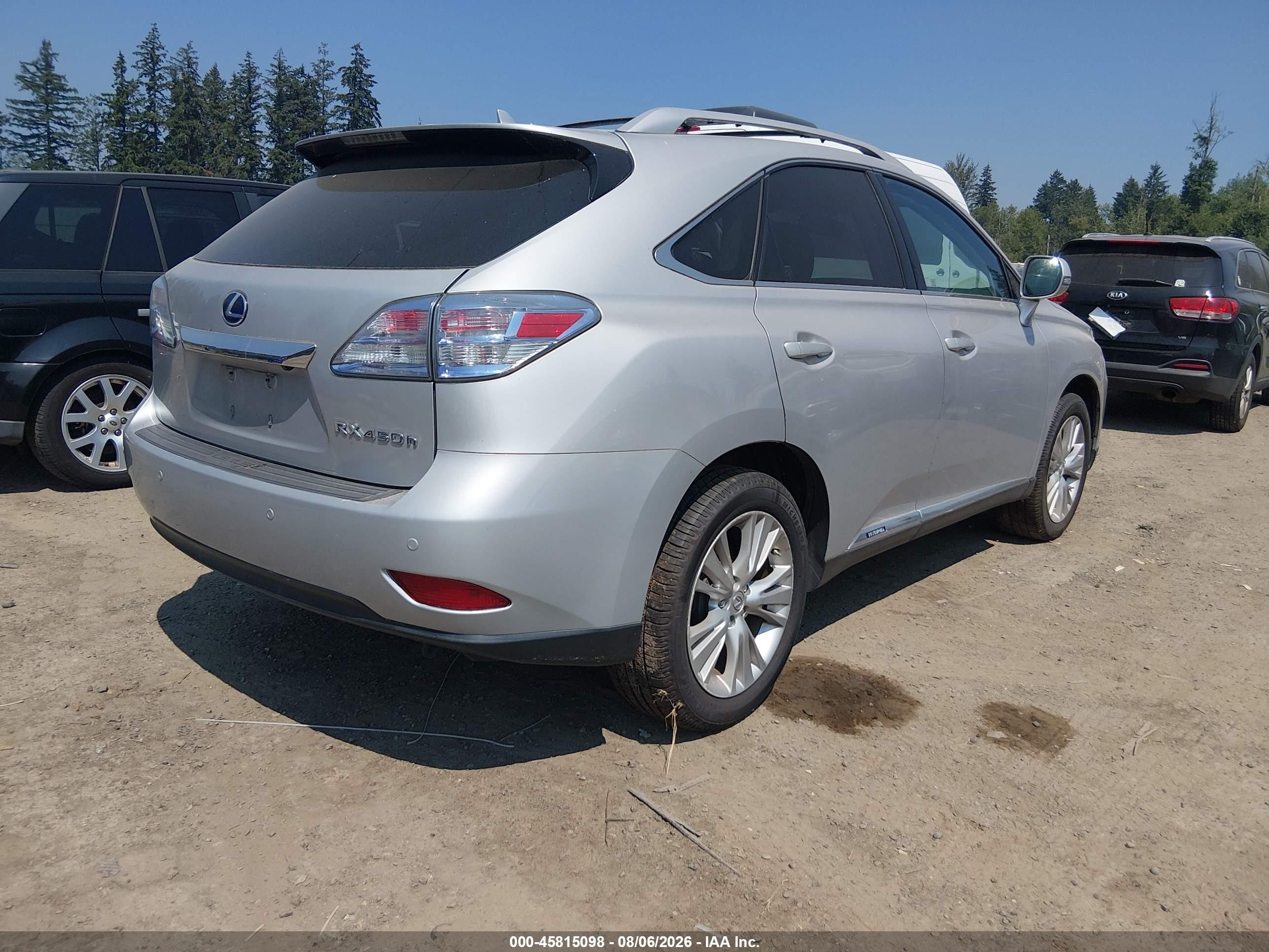 2011 Lexus Rx 450h   Серебряный vin: JTJBC1BA3B2421548